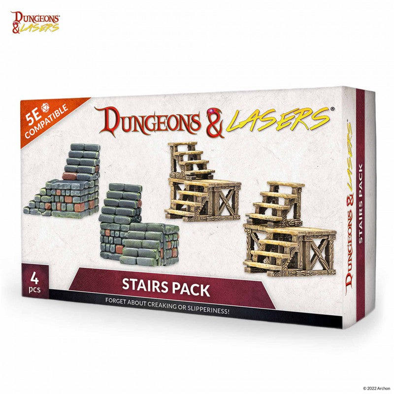 Archon Studio Dungeons and Lasers: Stairs Pack (D&L: Expansion Sets) | 5901414673116