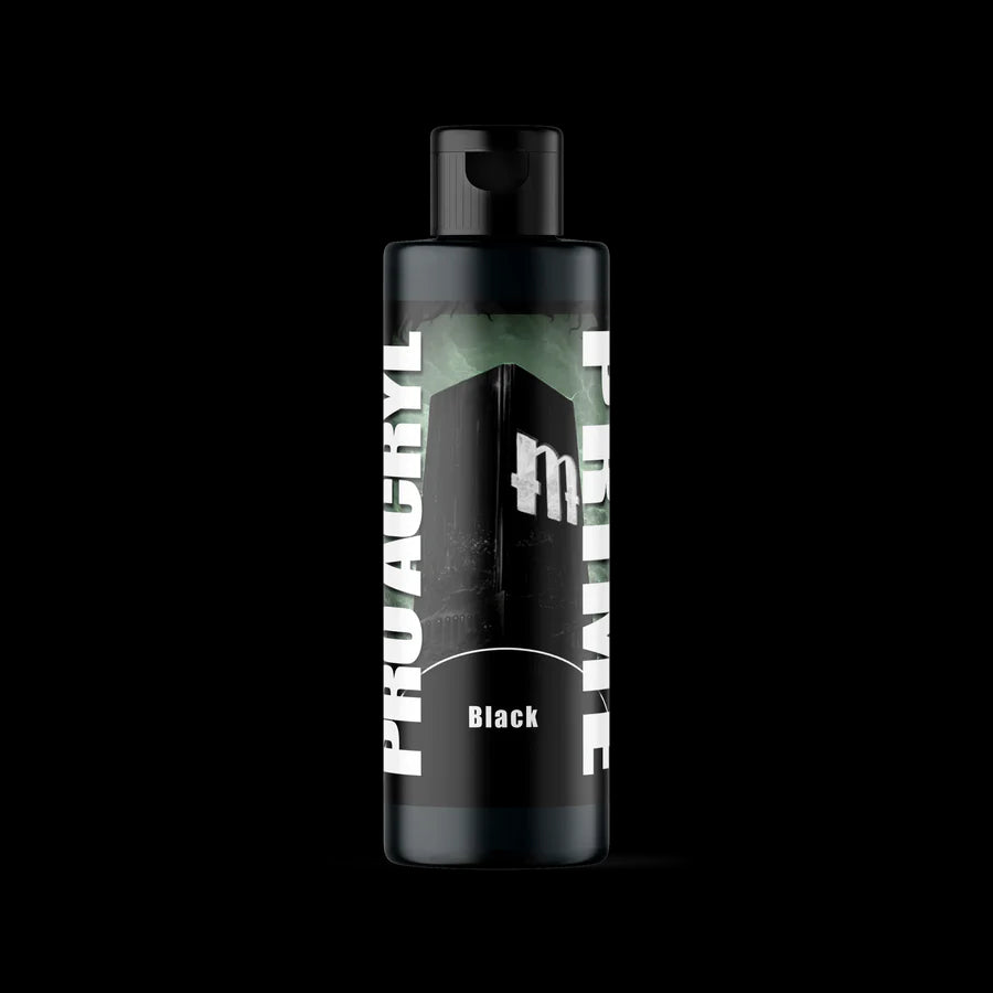 Monument Hobbies Pro Acryl PRIME Airbrush Primers Black | 655368004032