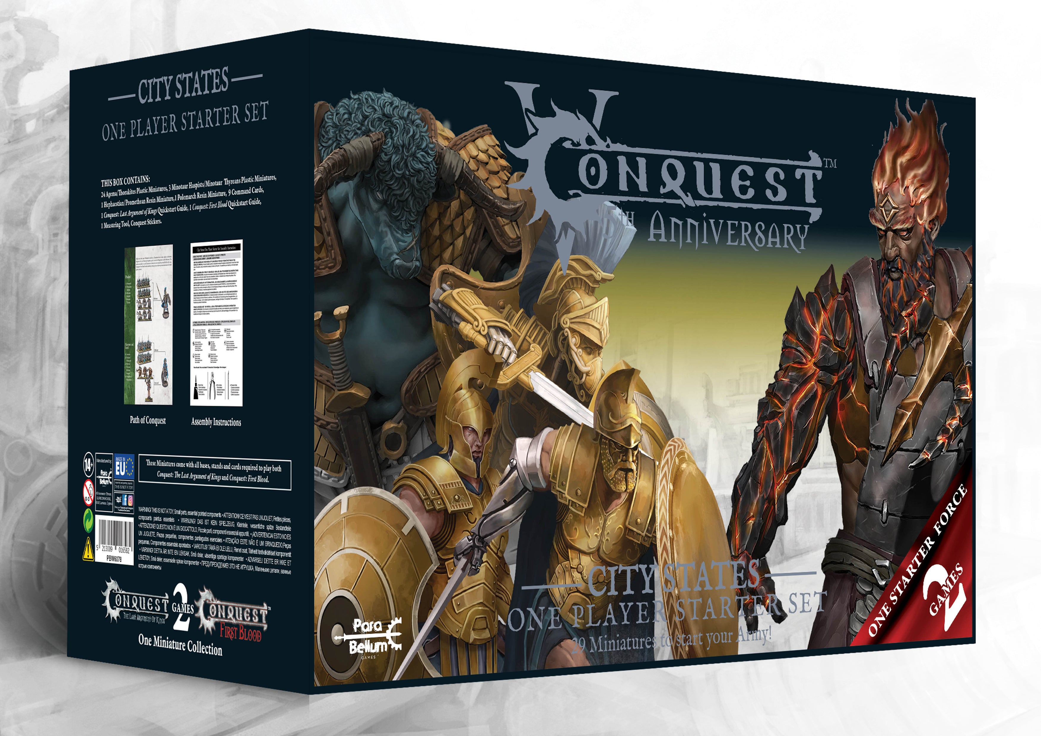 Conquest, City States - Conquest 5th Anniversary Supercharged Starter Set (PBW6078) | 5213009016582