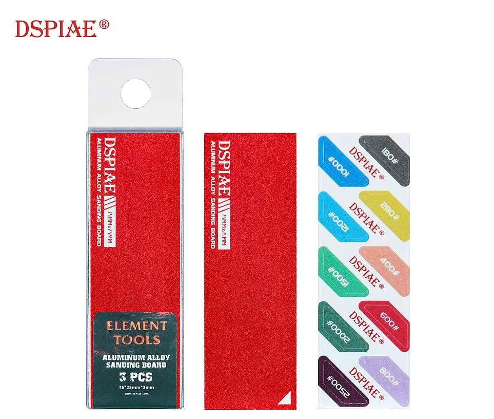 Dspiae Aluminum Alloy Sanding Board Red | 6970845560806