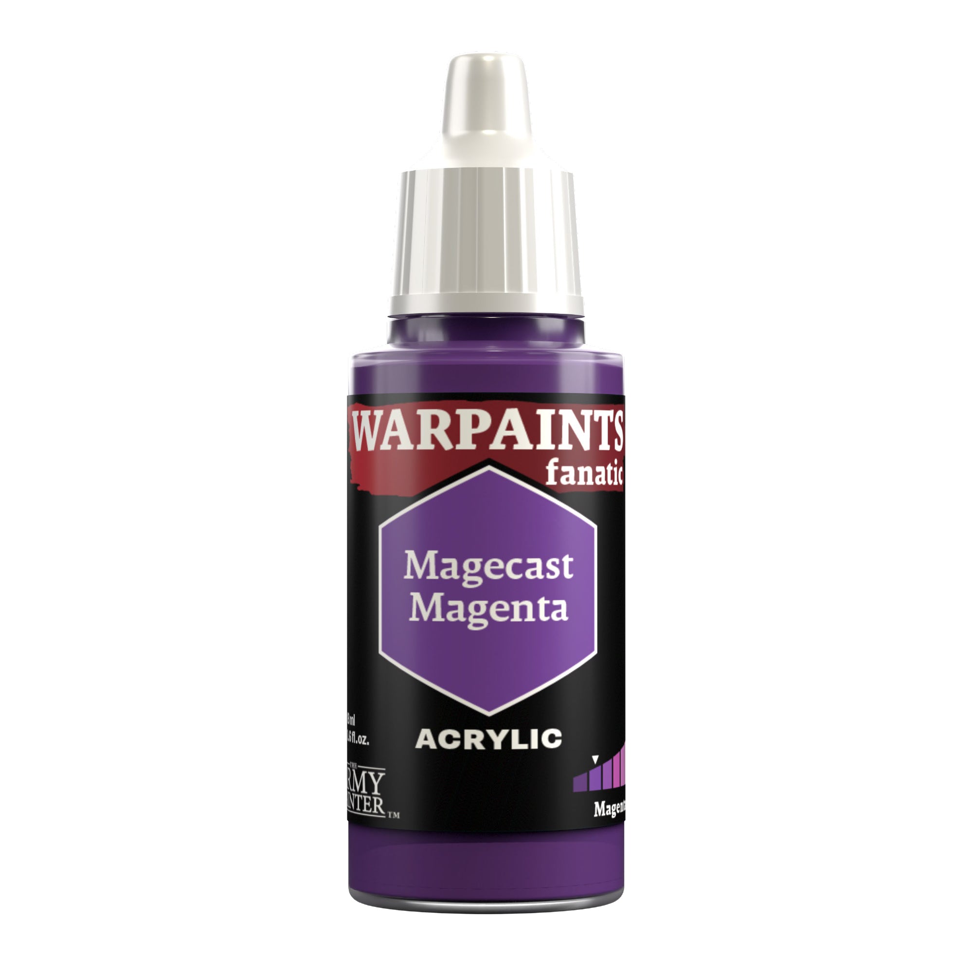 Army Painter Warpaints Fanatic Acrylic, Magecast Magenta | 5713799313408