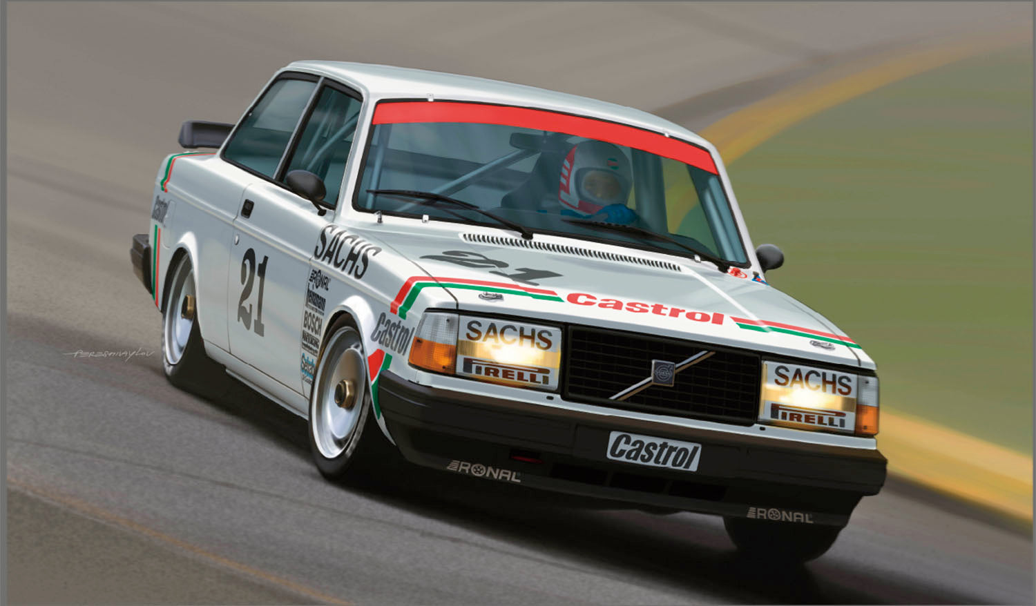 Platz Beemax 1/24 Series Volvo 240 Turbo '85 DTM Champion | 4545782078343