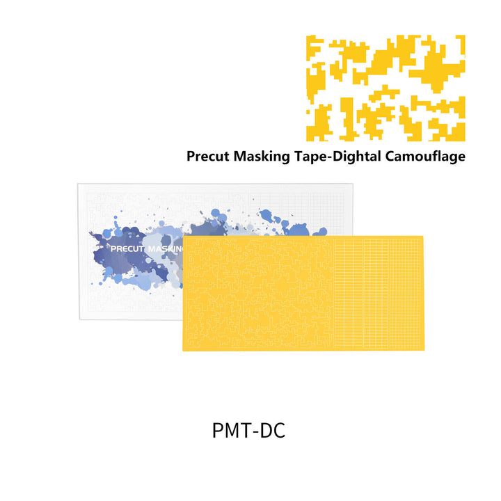 Dspiae PMT-DC Precut Masking Tape - Digital Camouflage | 6970845560752