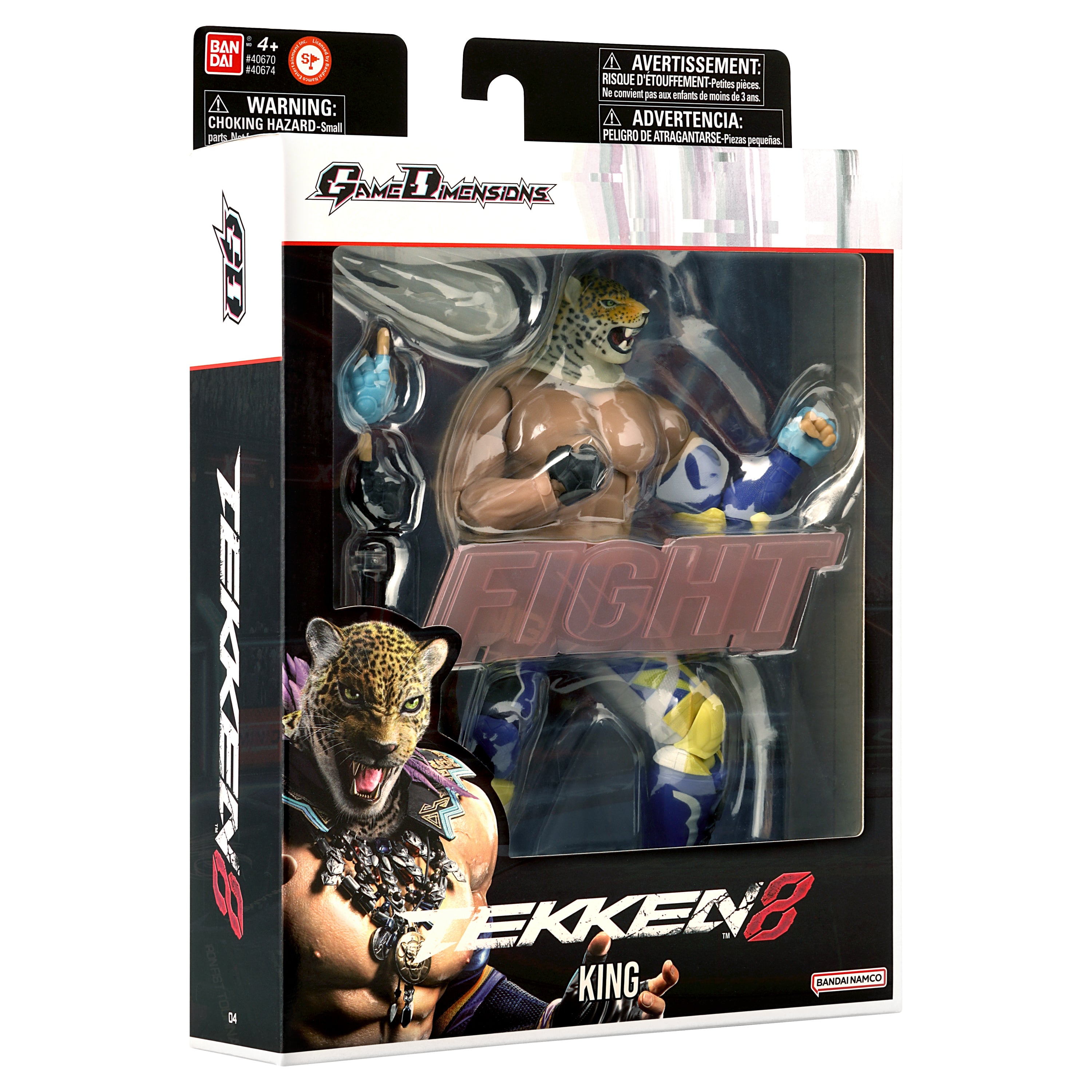 Bandai GameDimensions Tekken Action Figure -King- "Tekken 8" | 45557406745