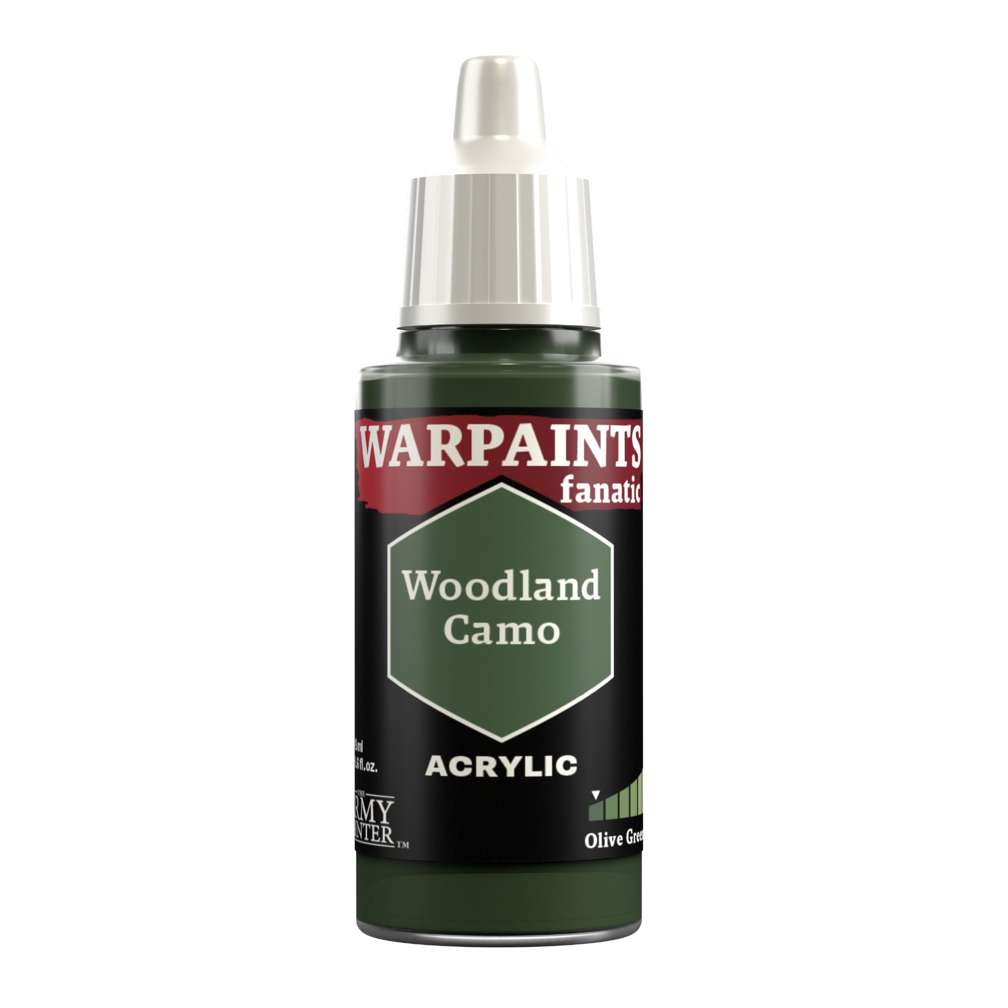 Army Painter Warpaints Fanatic Acrylic, Woodland Camo | 5713799306707