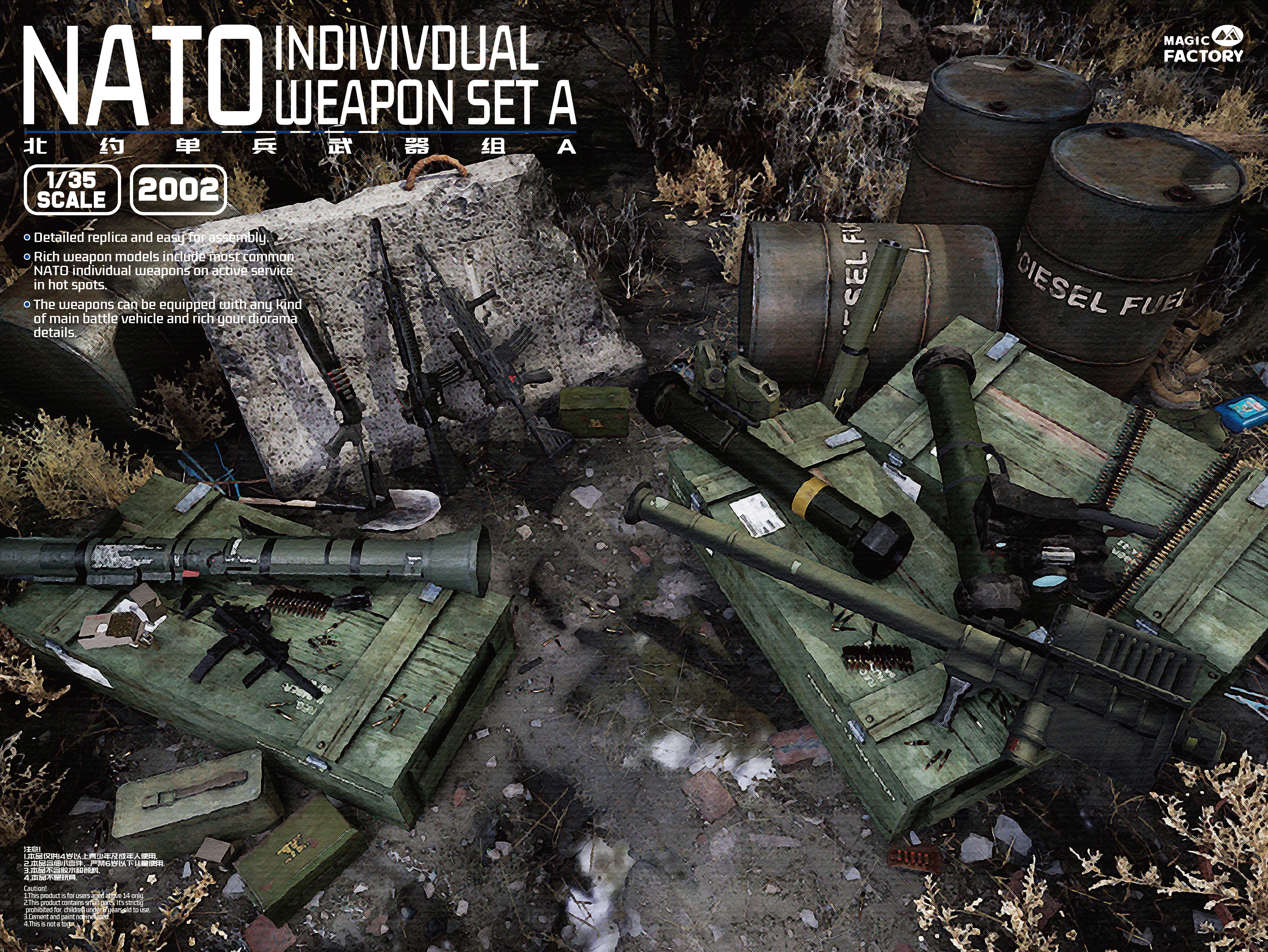 Magic Factory 1/35 NATO Individual Weapon Set A | 6974715830068