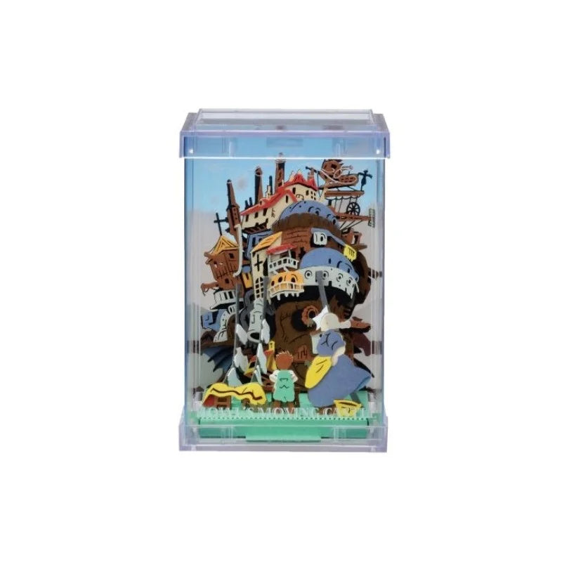 Ensky Paper Theater PTC-T07 Howl's Moving Castle - Good Weather for Laundry Day Paper Theater Cube "Howl's Moving Castle" | 4970381510206