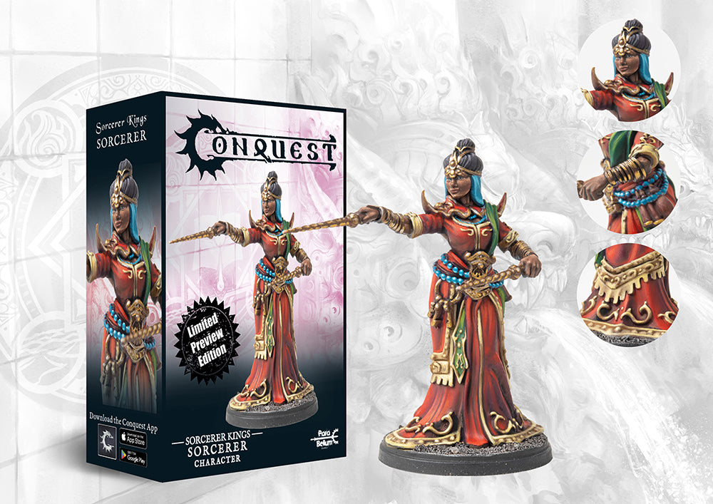 Conquest, Sorcerer Kings - Sorcerer Limited Edition Preview Sculpt (PBSK701) | 5213009016469
