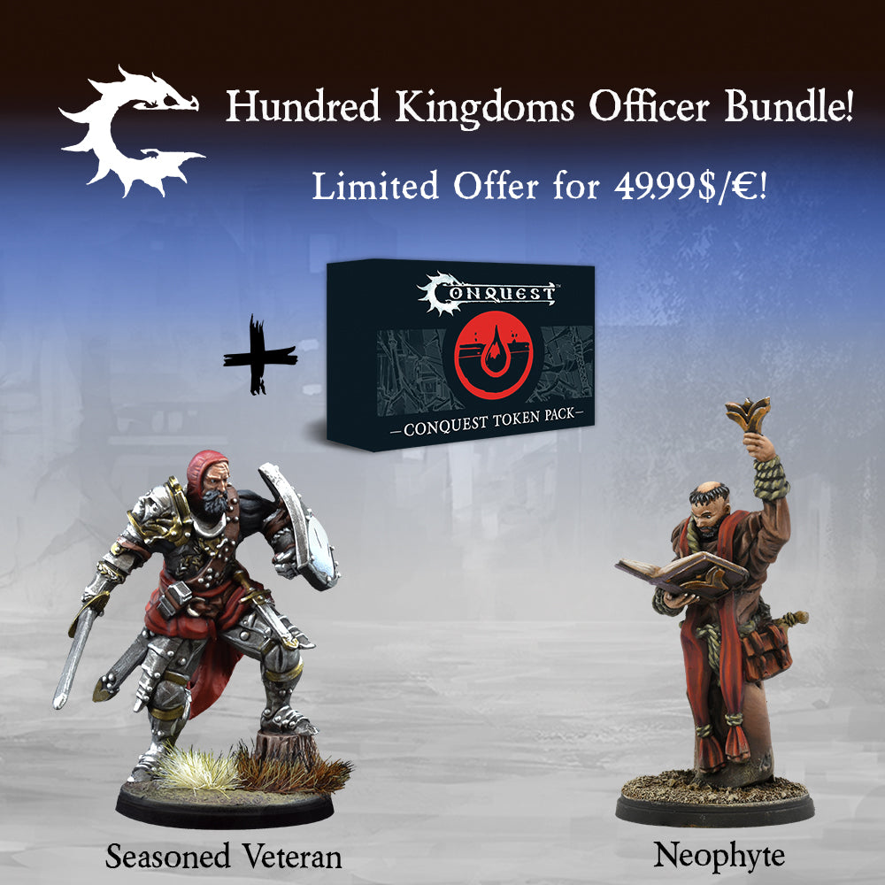 Conquest, Hundred Kingdoms Officer Bundle (PBW1030) | 5213009016025