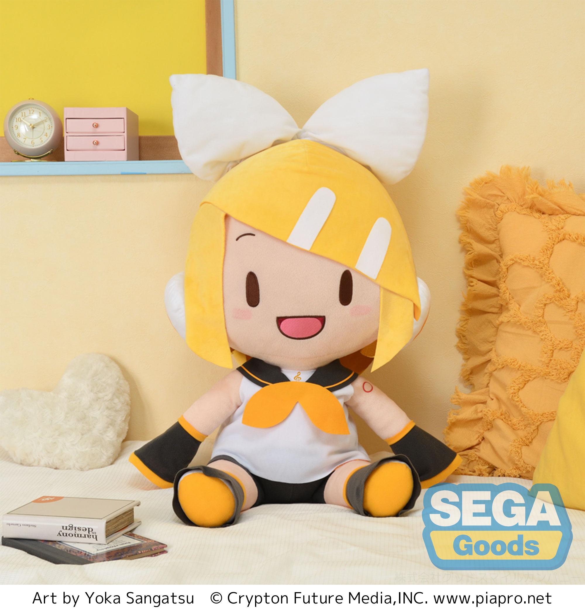 Good Smile Company Character Vocal Series 02: Kagamine Rin/Len Series Hatsune Miku Rin Kagamine Fuwapuchi Dodeka Jumbo Plush