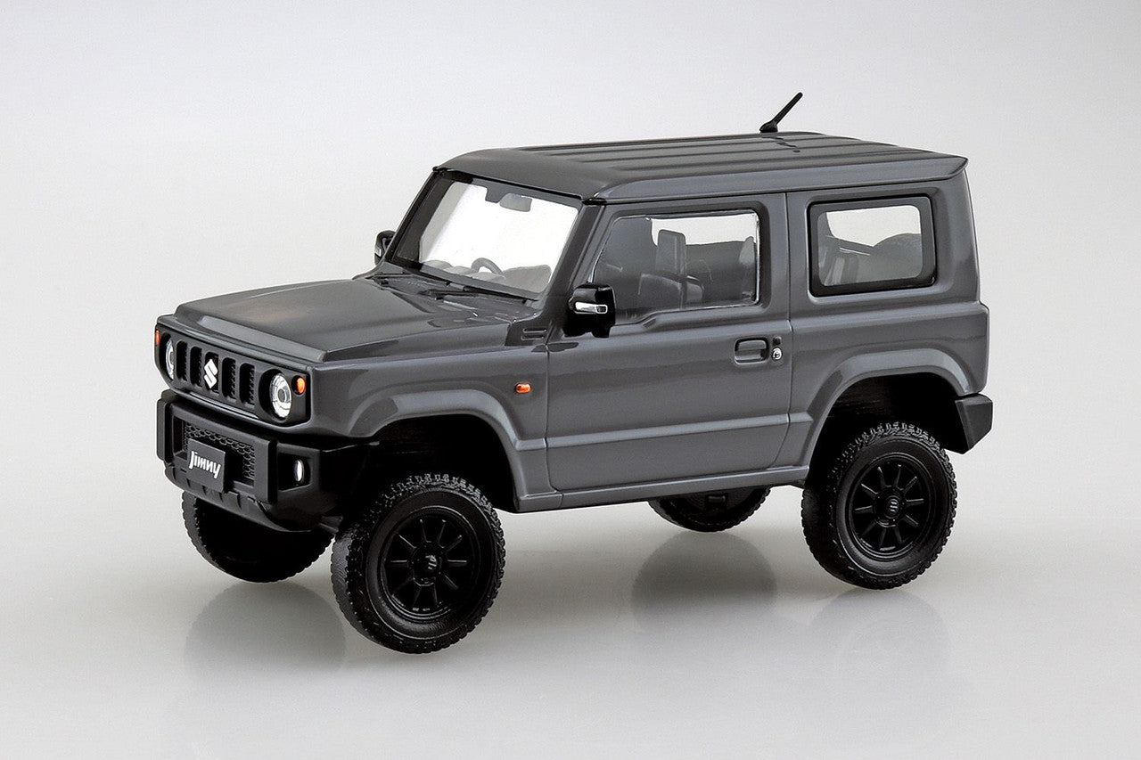 Aoshima 1/32 SNAP KIT #08-SP2 Suzuki Jimny Custom Wheel (Medium Gray) | 4905083066799