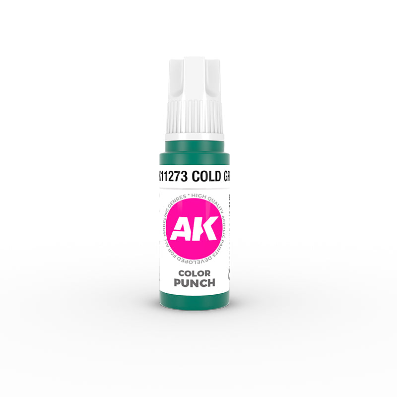 AK Interactive Cold Green COLOR PUNCH 17 ml | 8435568342316