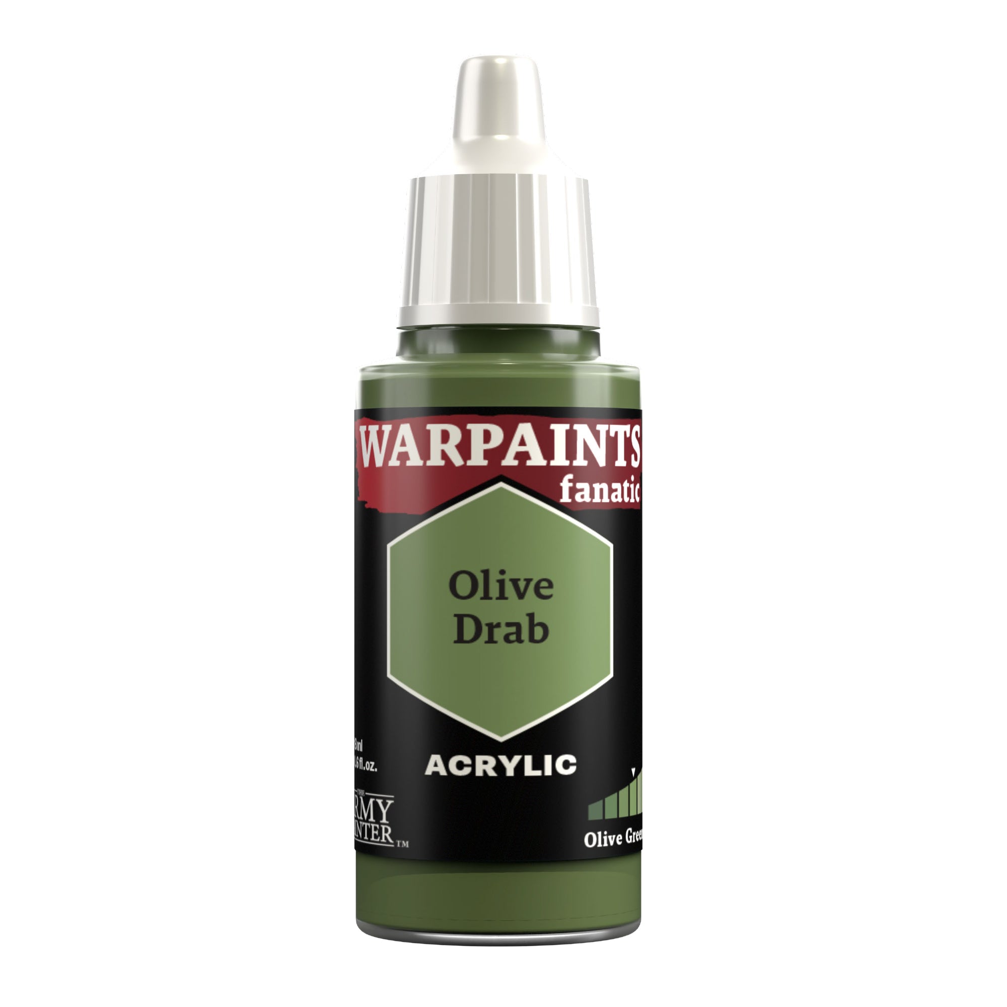 Army Painter Warpaints Fanatic Acrylic, Olive Drab | 5713799307001