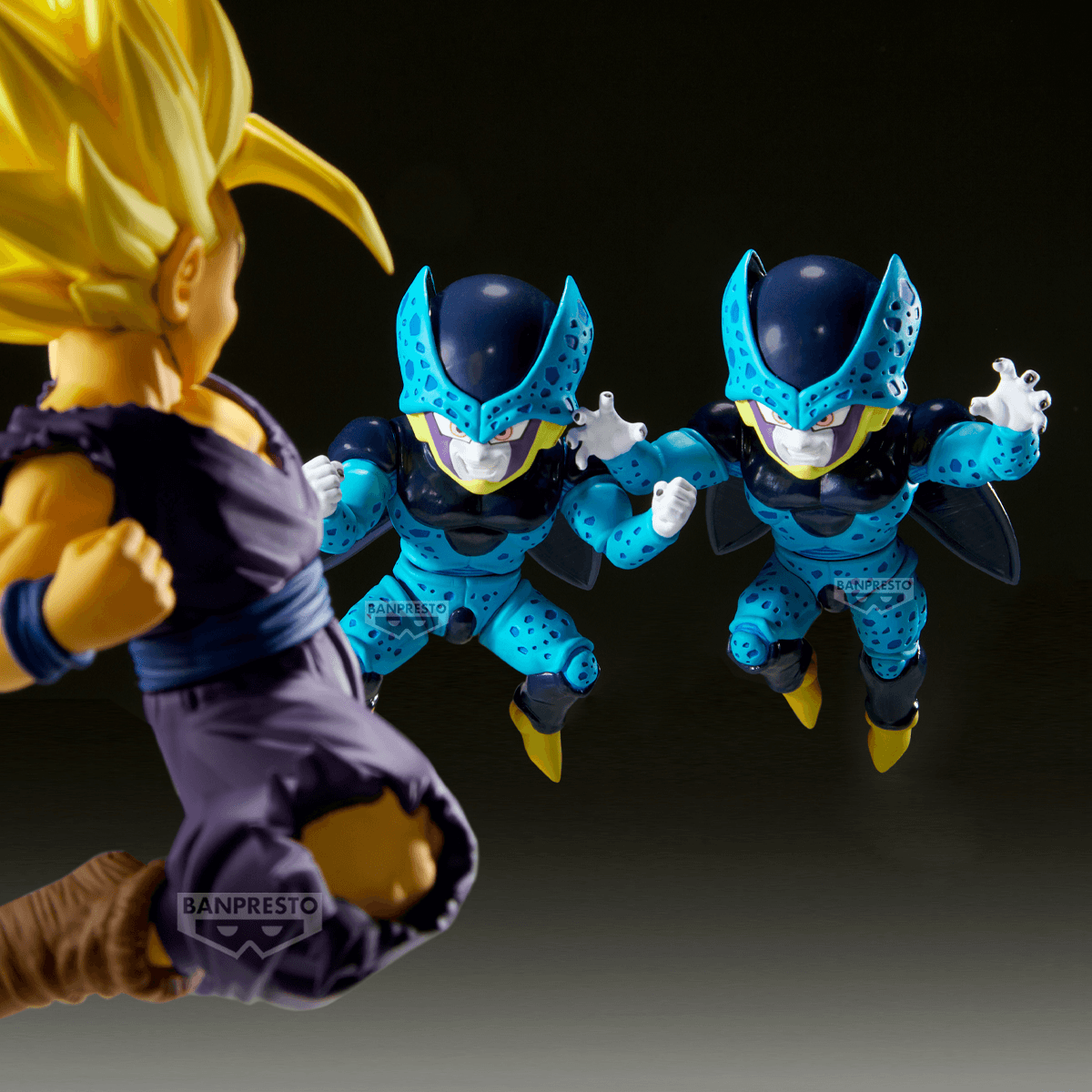 DRAGON BALL Z MATCH MAKERS CELL JR.(VS SUPER SAIYAN 2 SON GOHAN)