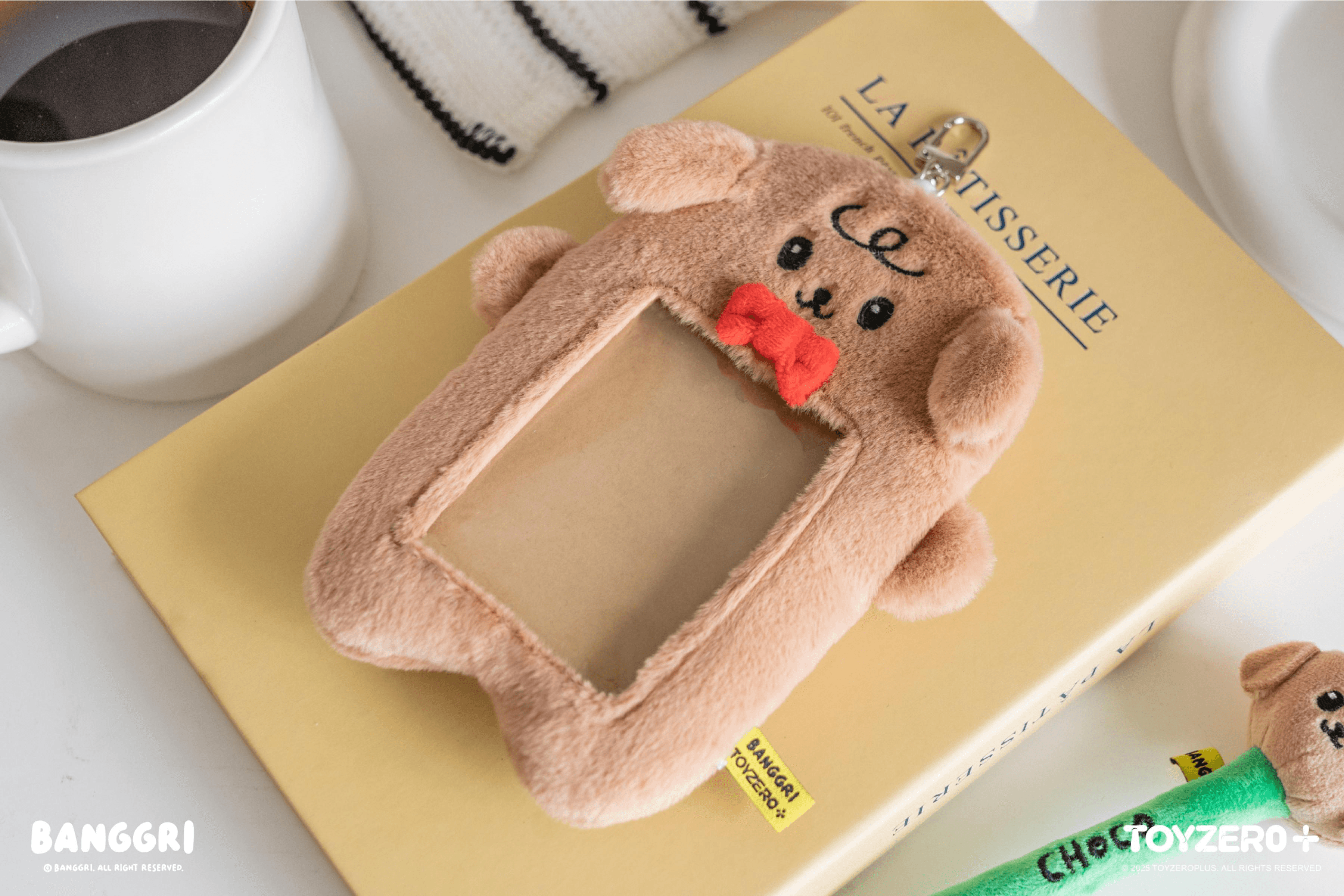 BANGGRI Generic Series - Plush Photocard Case Keychain (Choco ver.) | 6978531761117