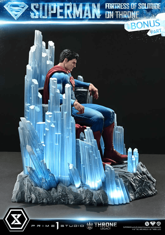 Prime 1 Studio Throne Legacy Superman (Comics) Superman Fortress of Solitude on Throne (Design by Gabriele Dell'Otto) Ultimate Bonus Version | 4582647122162