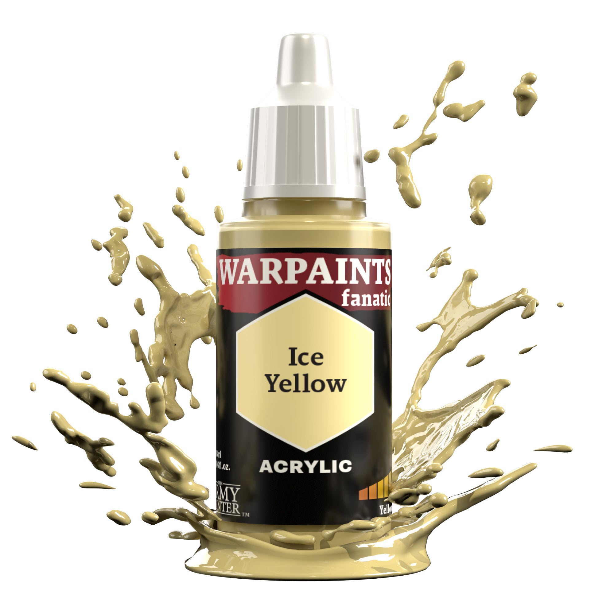 Army Painter Warpaints Fanatic Acrylic, Ice Yellow | 5713799309609
