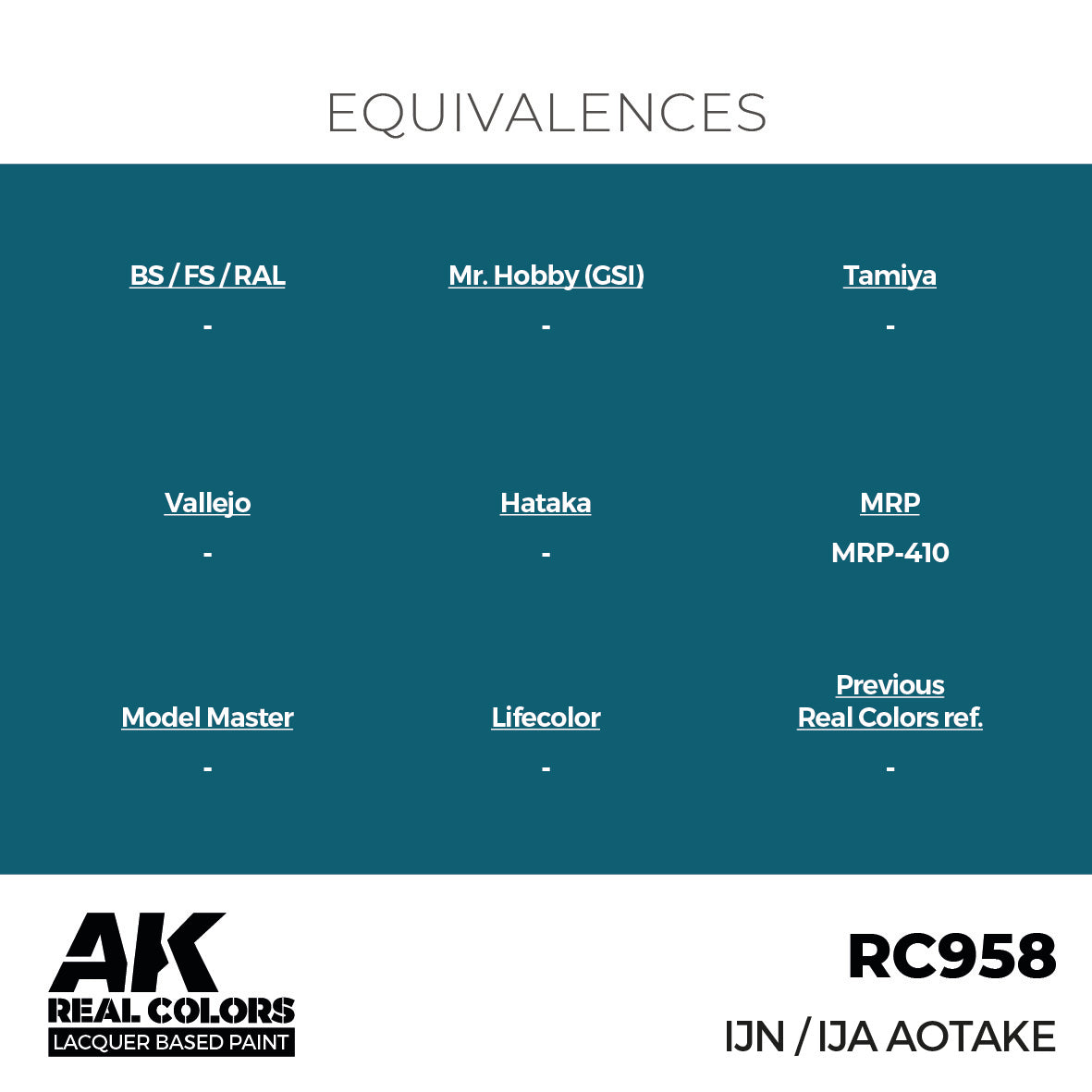 AK Interactive Real Colors IJN / IJA Aotake 17 ml. | 8435568337114