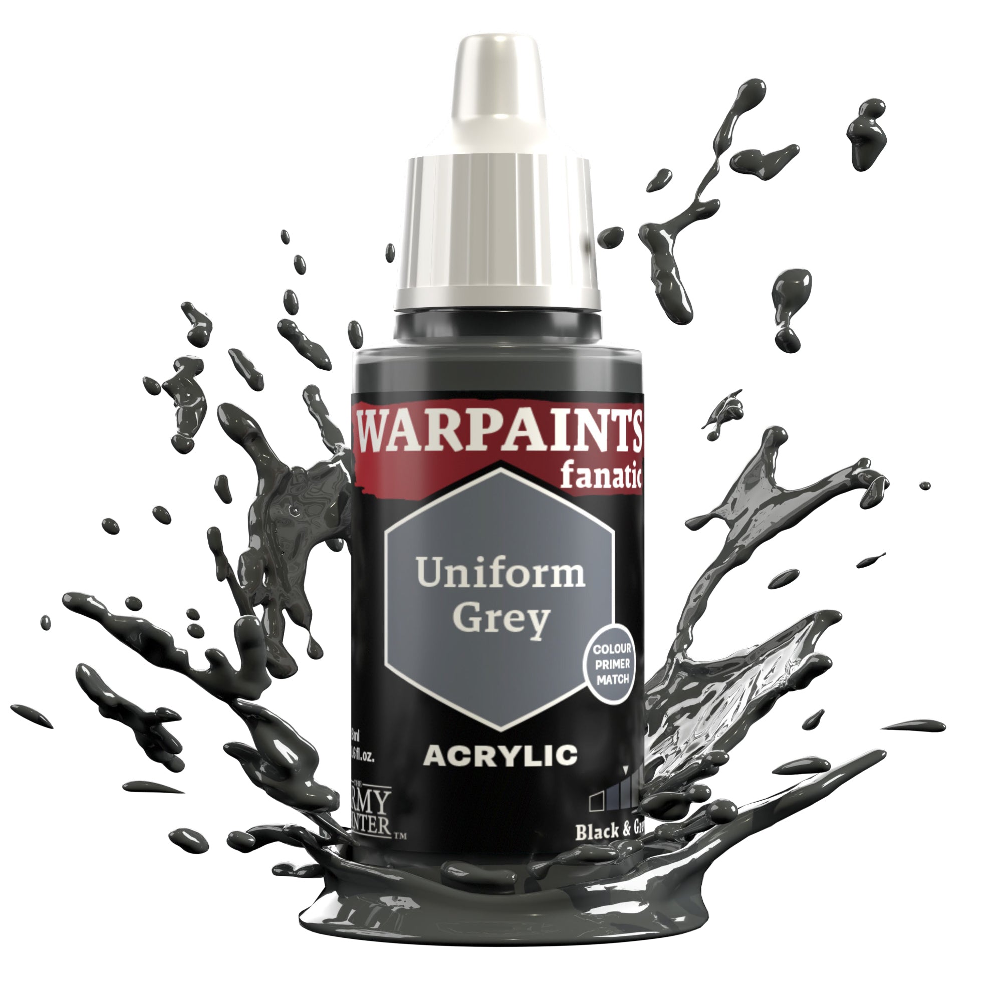 Army Painter Warpaints Fanatic Acrylic, Uniform Grey | 5713799300309