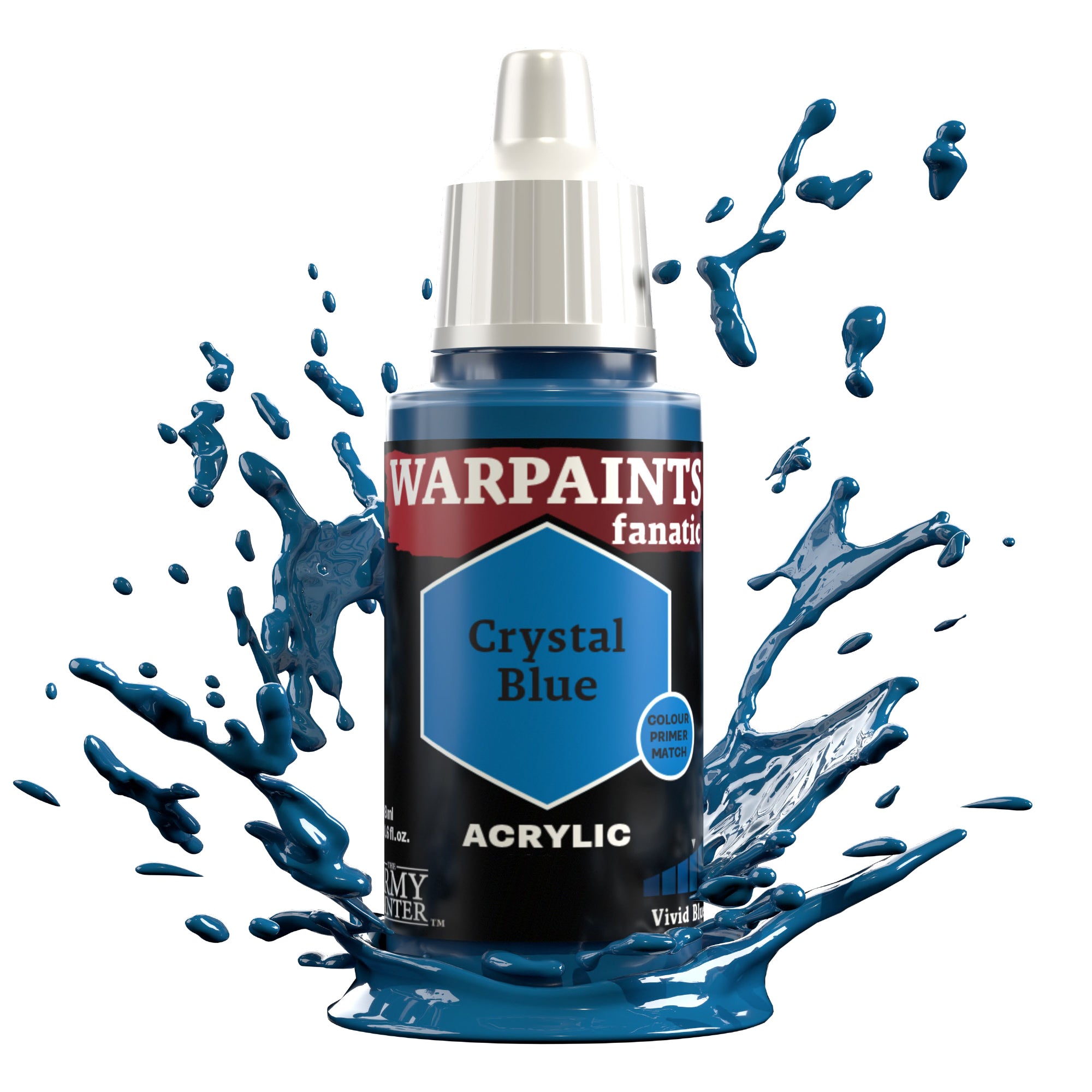 Army Painter Warpaints Fanatic Acrylic, Crystal Blue | 5713799302808