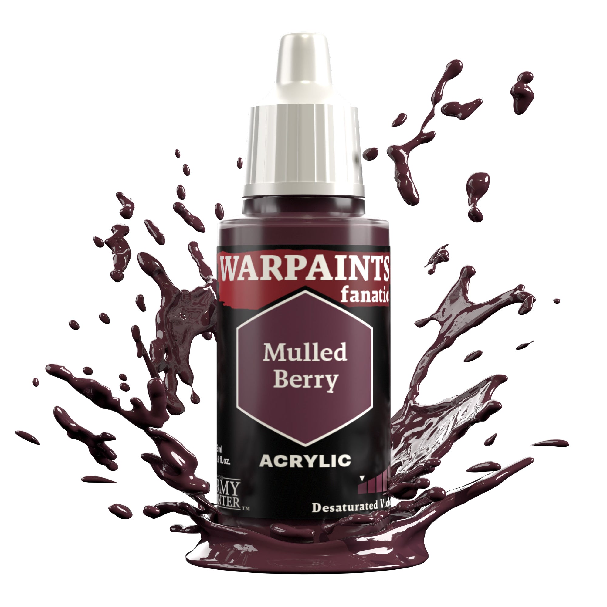 Army Painter Warpaints Fanatic Acrylic, Mulled Berry