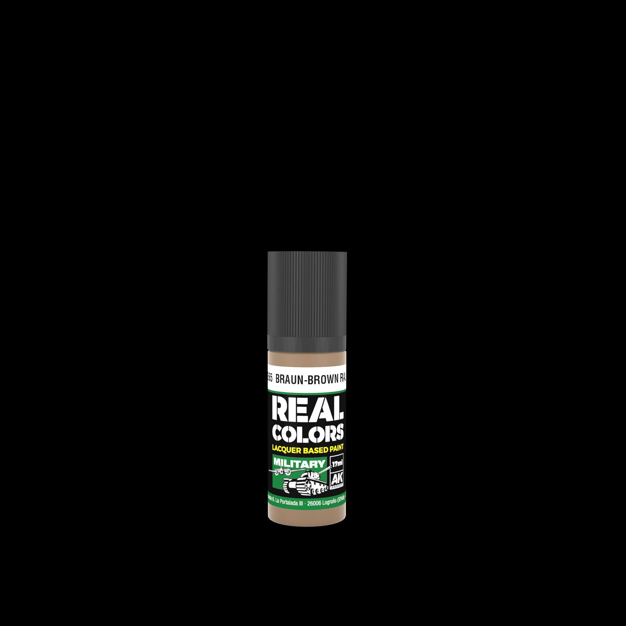AK Interactive Real Colors Braun-Brown RAL 8020 17 ml. | 8435568336186