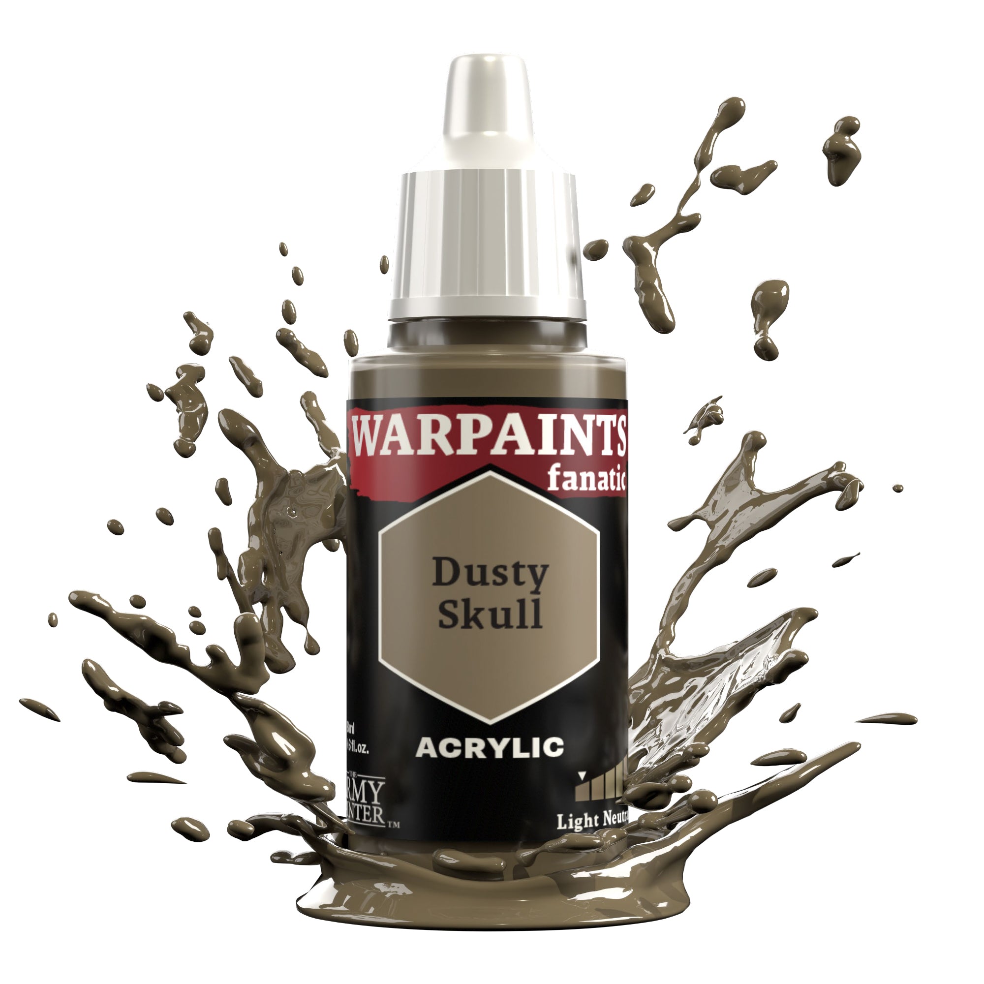 Army Painter Warpaints Fanatic Acrylic, Dusty Skull | 5713799308503