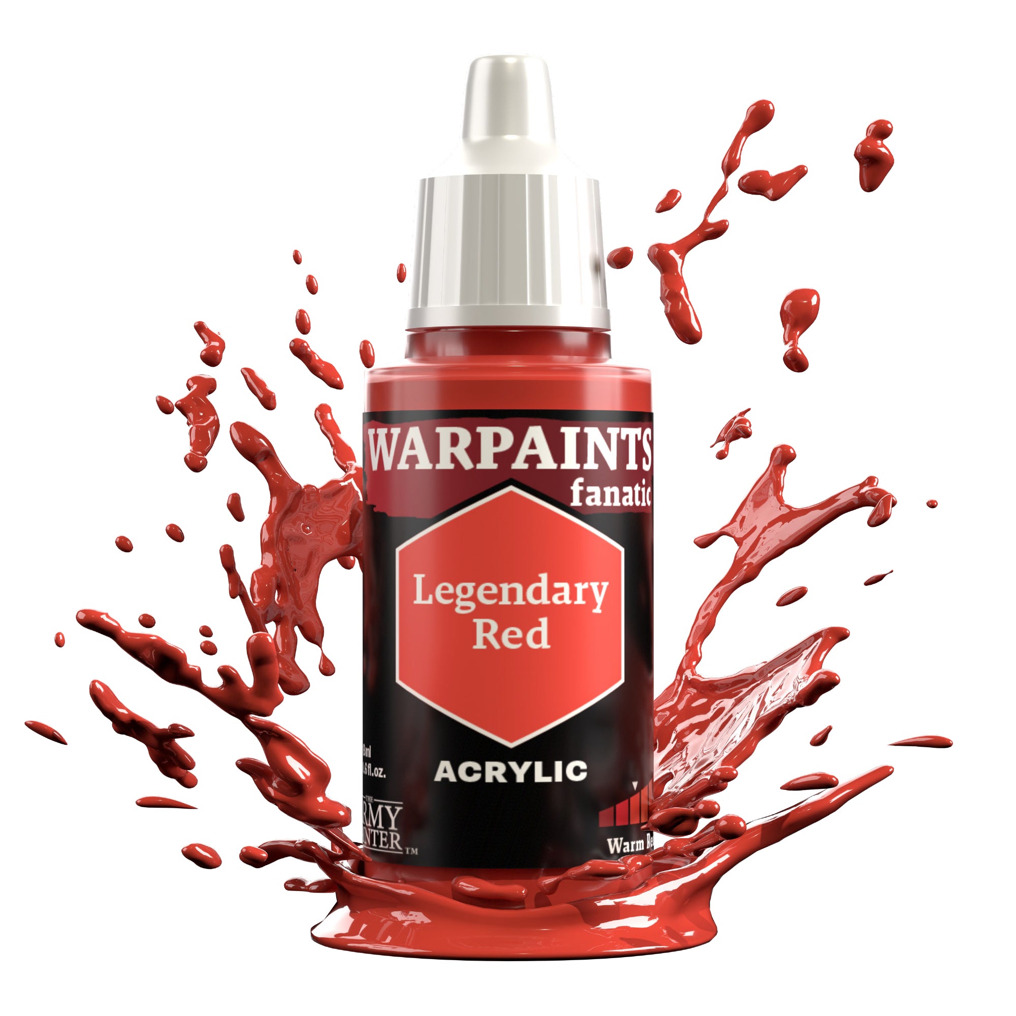 Army Painter Warpaints Fanatic Acrylic, Legendary Red | 5713799310506