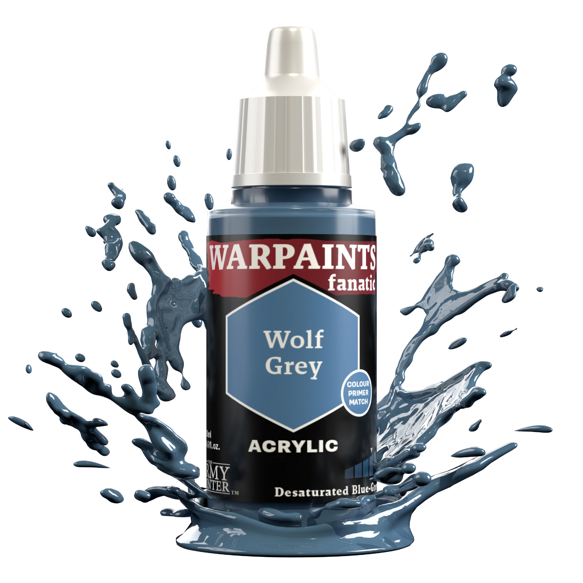 Army Painter Warpaints Fanatic Acrylic, Wolf Grey | 5713799301603