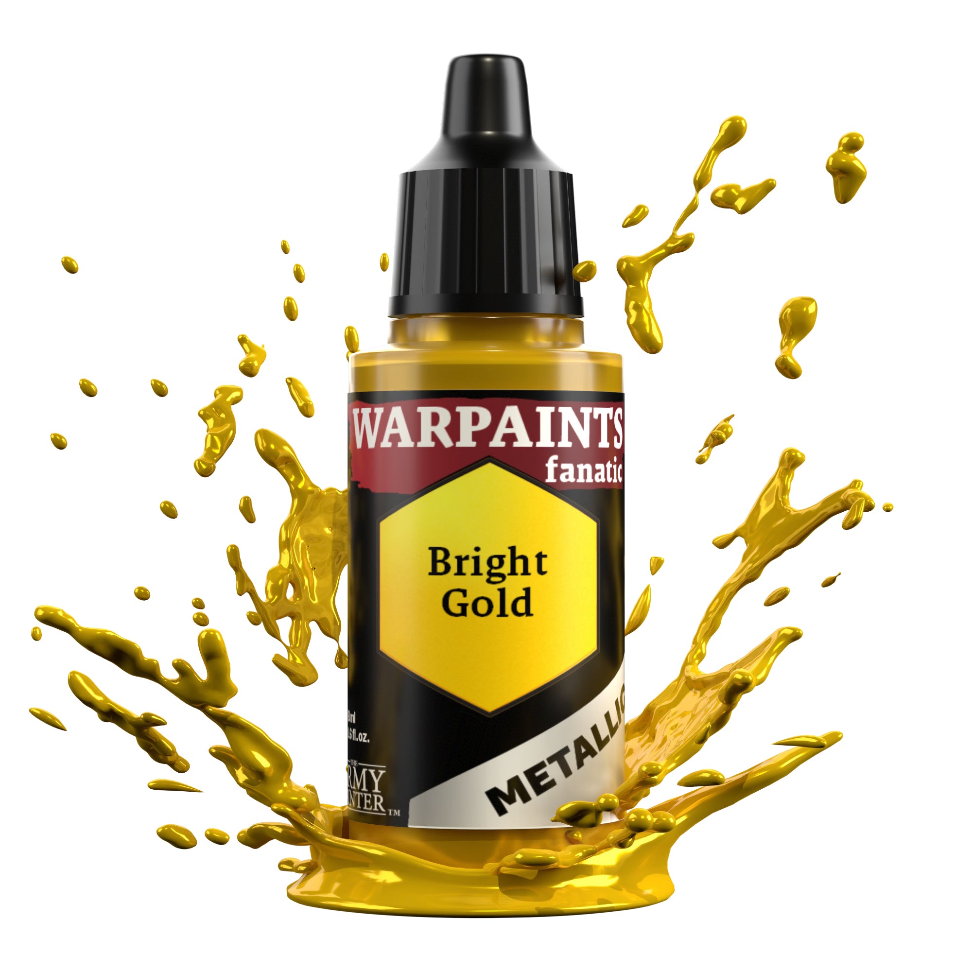 Army Painter Warpaints Fanatic Metallic, Bright Gold | 5713799318908