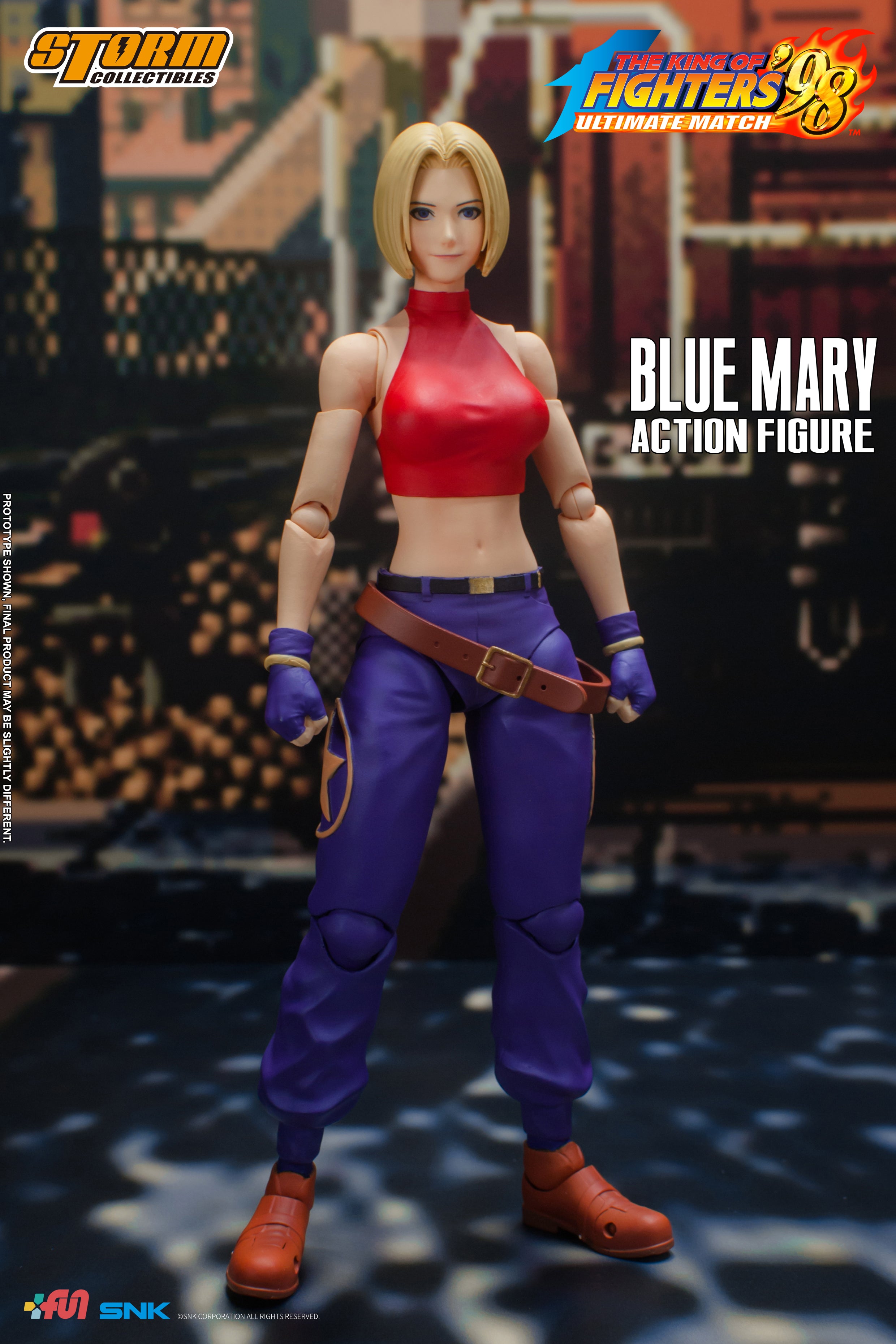 Storm Collectibles 1/12 Action Figure Blue Mary "King of Fighters '98" | 4897072872187