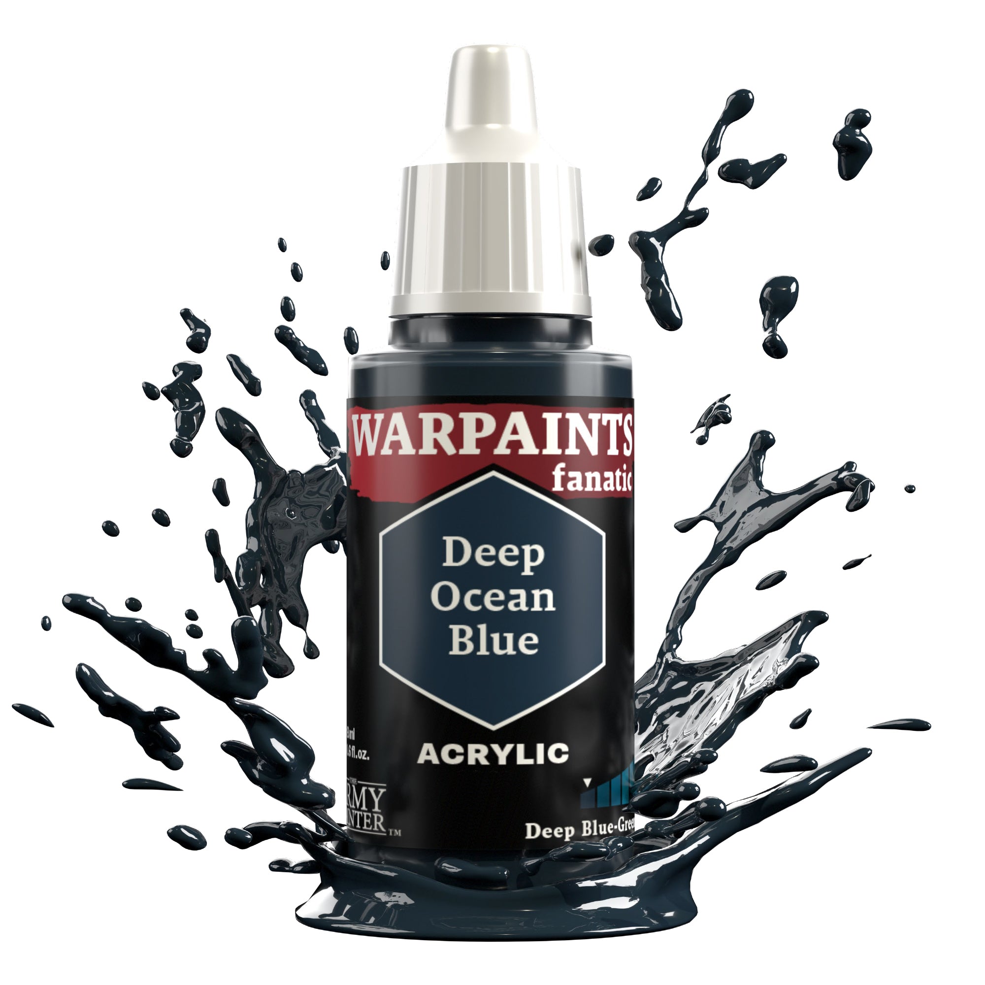 Army Painter Warpaints Fanatic Acrylic, Deep Ocean Blue