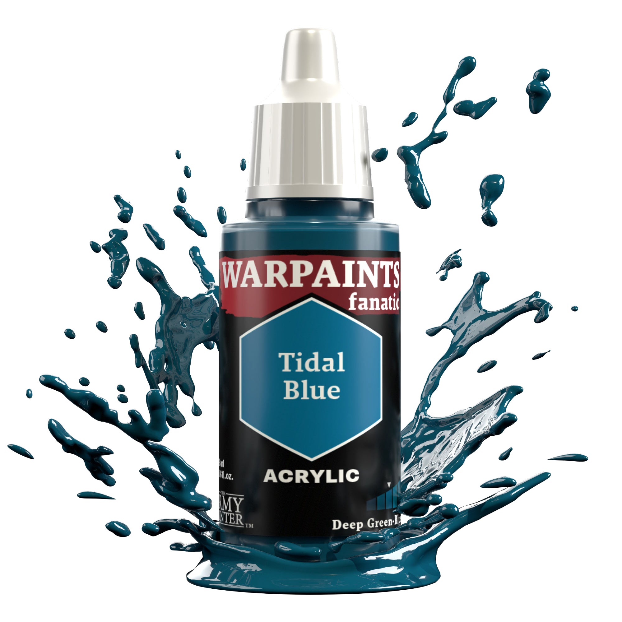 Army Painter Warpaints Fanatic Acrylic, Tidal Blue | 5713799303300