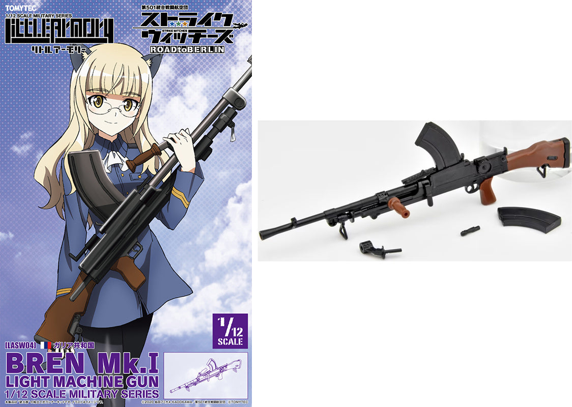 TomyTec Little Armory 1/12 LASW04 Strike Witches RtB Bren LMG Mk.I | 4543736328872