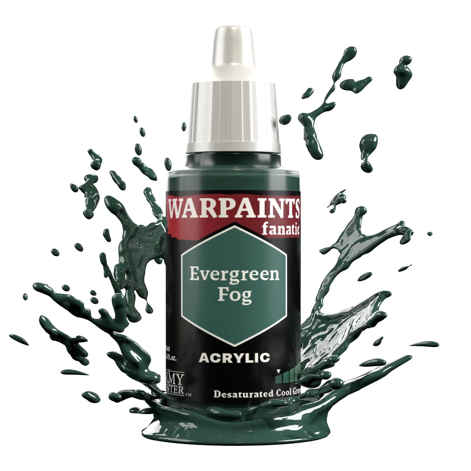 Army Painter Warpaints Fanatic Acrylic, Evergreen Fog | 5713799306103
