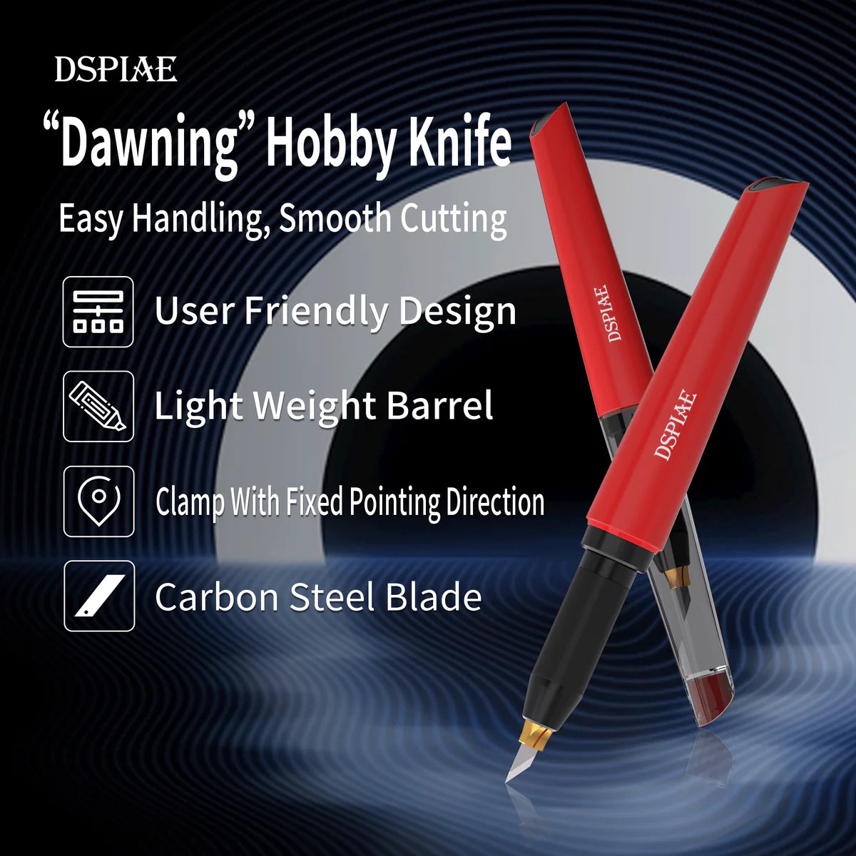 Dspiae Drawing Hobby Knife Set | 6970845569625