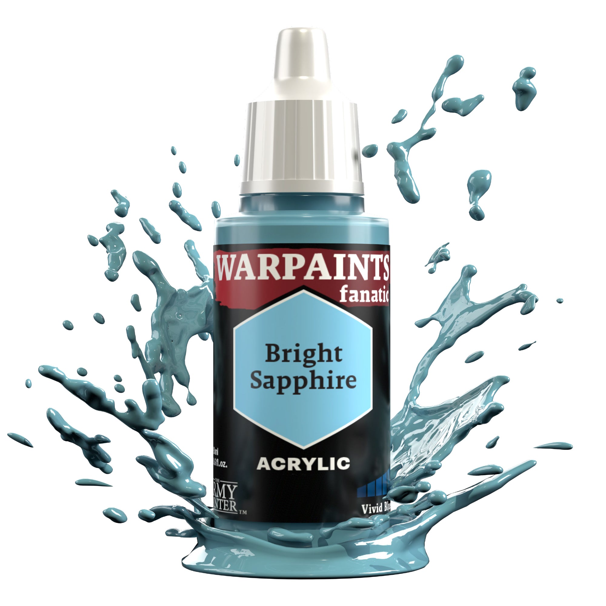 Army Painter Warpaints Fanatic Acrylic, Bright Sapphire | 5713799303003