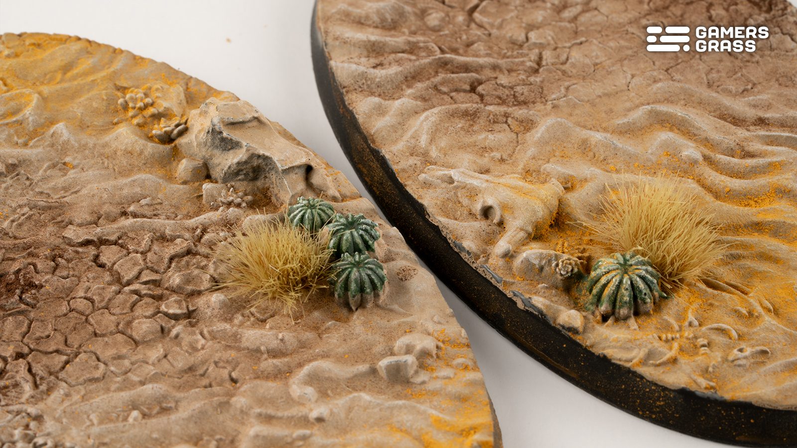 Gamers Grass Battle Ready Bases - Deserts of Maahl - Oval 90mm (x2) | 738956790750