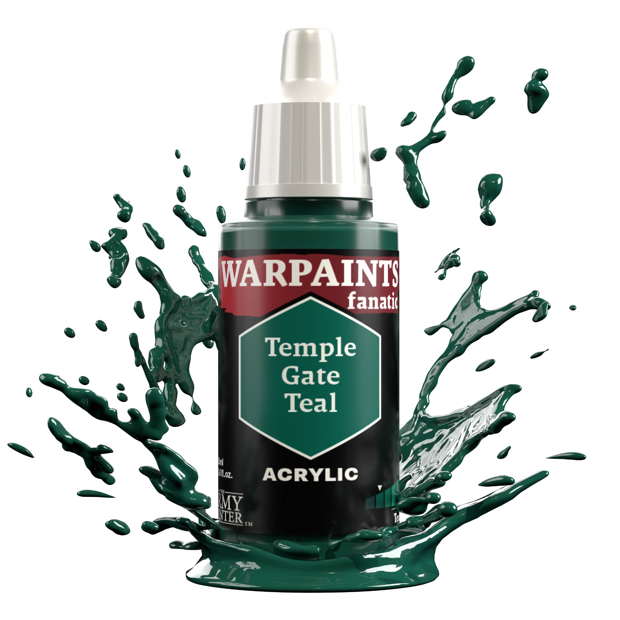 Army Painter Warpaints Fanatic Acrylic, Temple Gate Teal | 5713799304406