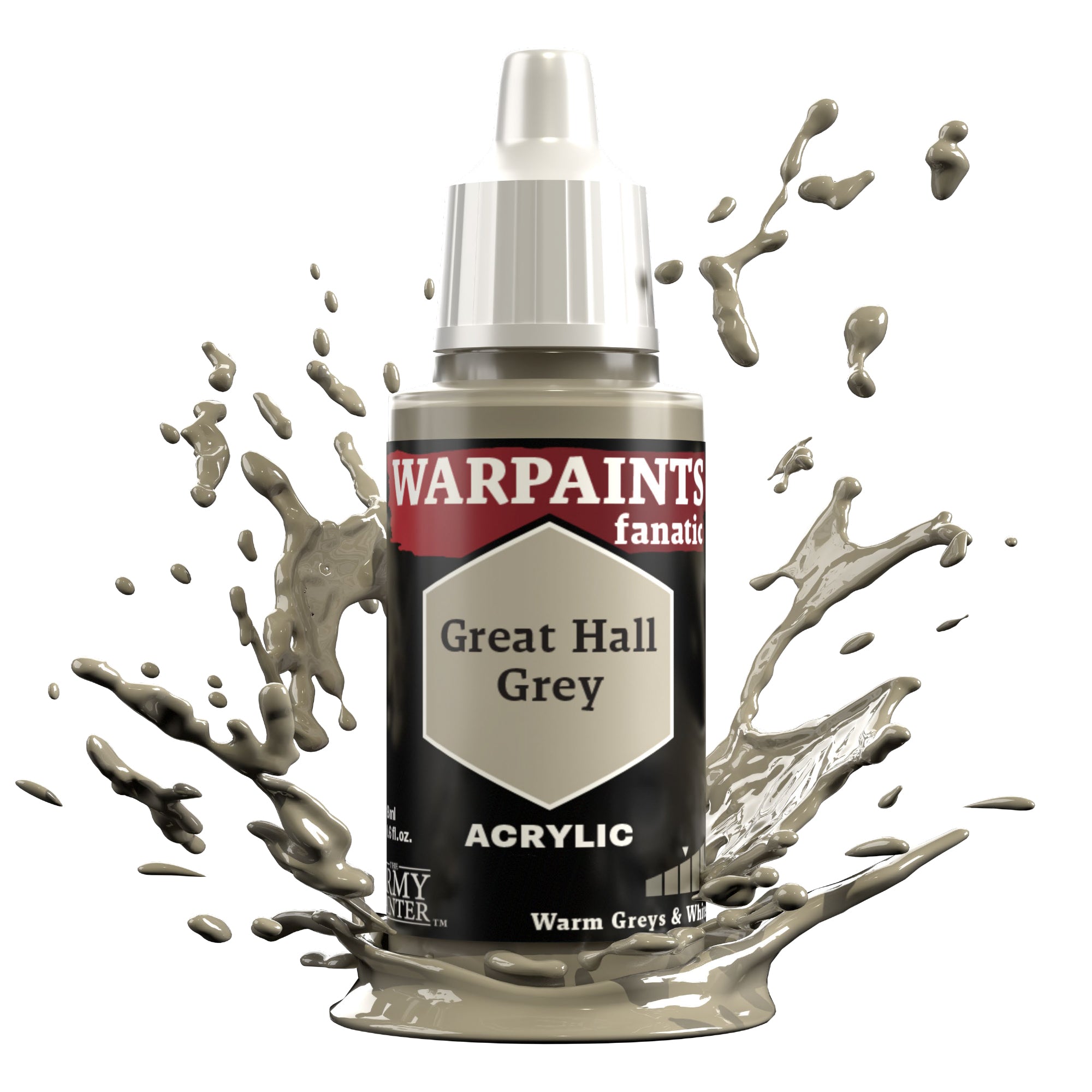 Army Painter Warpaints Fanatic Acrylic, Great Hall Grey | 5713799300903