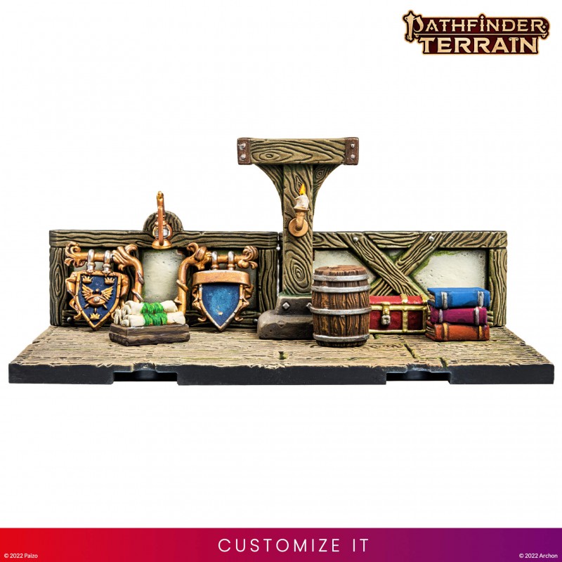 Archon Studio Dungeons and Lasers: Pathfinder Terrain: City of Absalom (D&L: Half-Height Walls) | 5901414672713