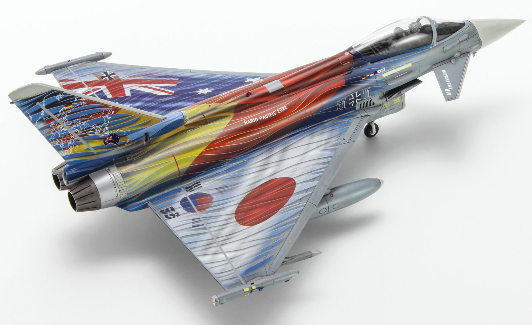 Hasegawa 1/72 Eurofighter Typhoon Single Seater “Luftwaffe Rapid Pacific 2022”