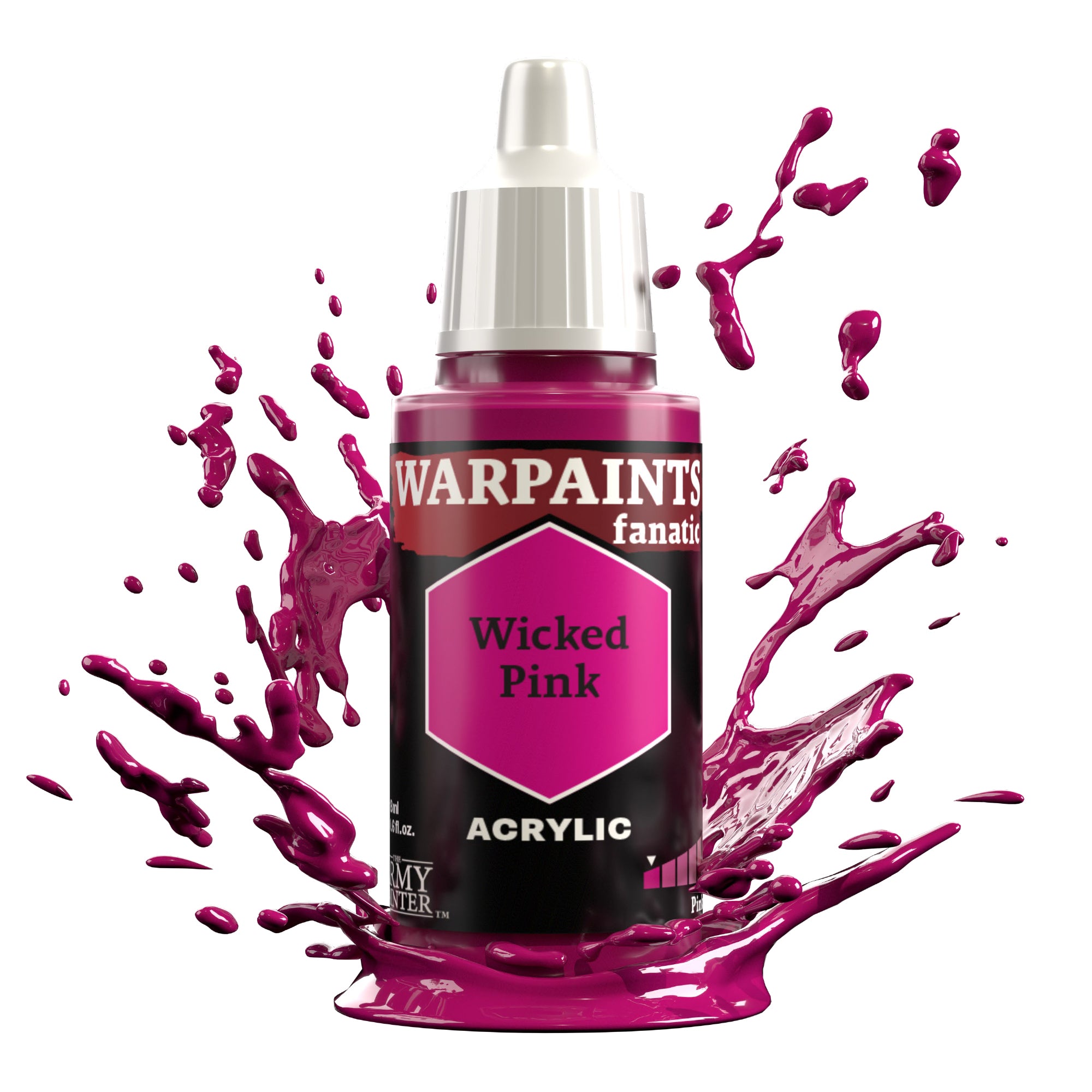 Army Painter Warpaints Fanatic Acrylic, Wicked Pink | 5713799312104