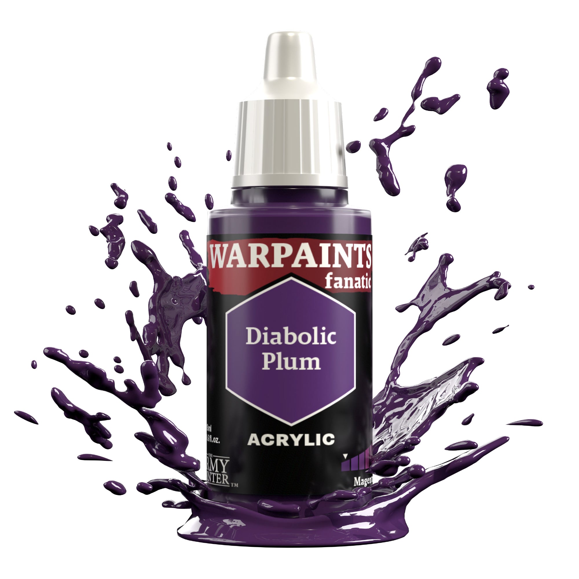 Army Painter Warpaints Fanatic Acrylic, Diabolic Plum | 5713799313309