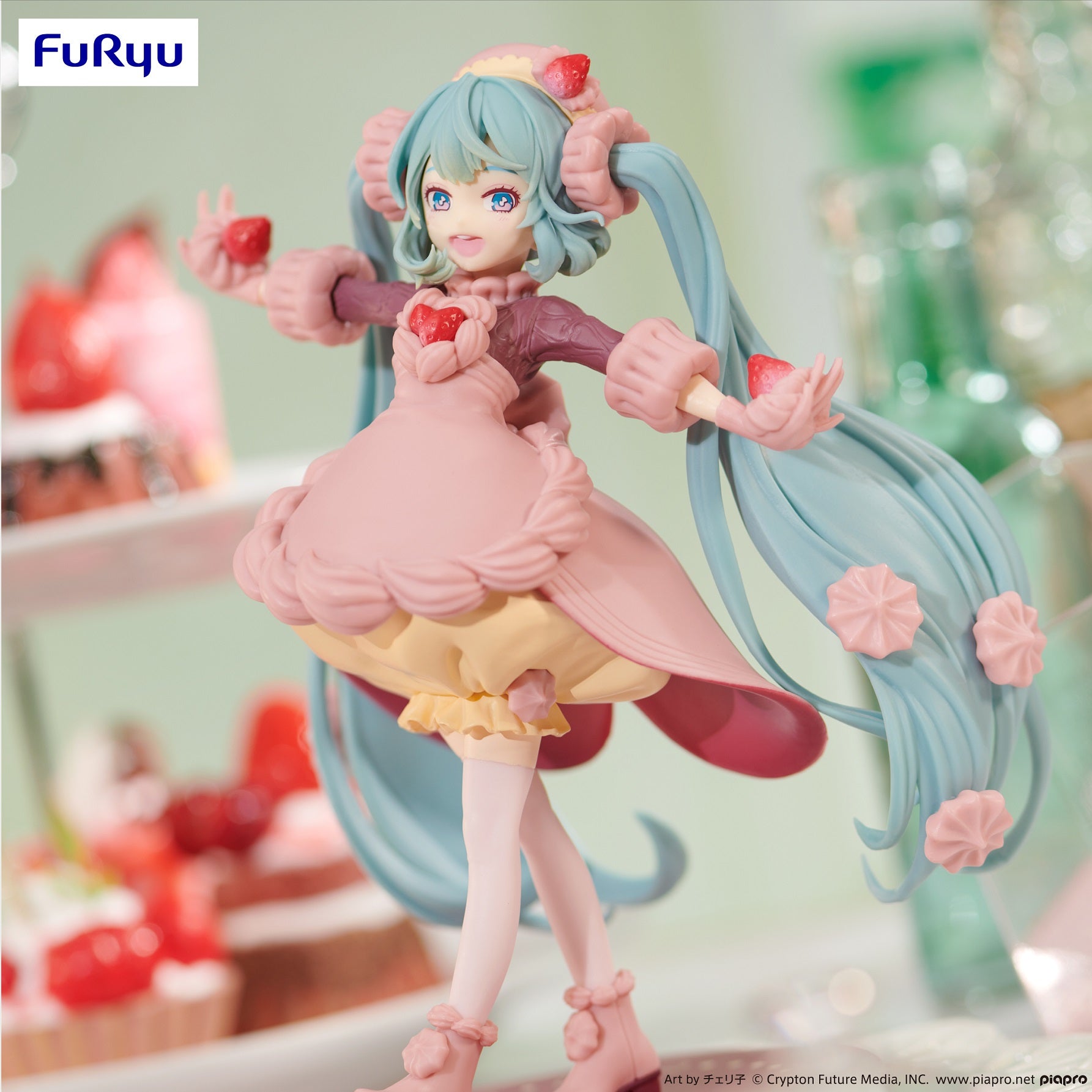 FURYU Corporation Hatsune Miku SweetSweets Series Figure -Strawberry Chocolate Short-(re-run) | 4582655073081
