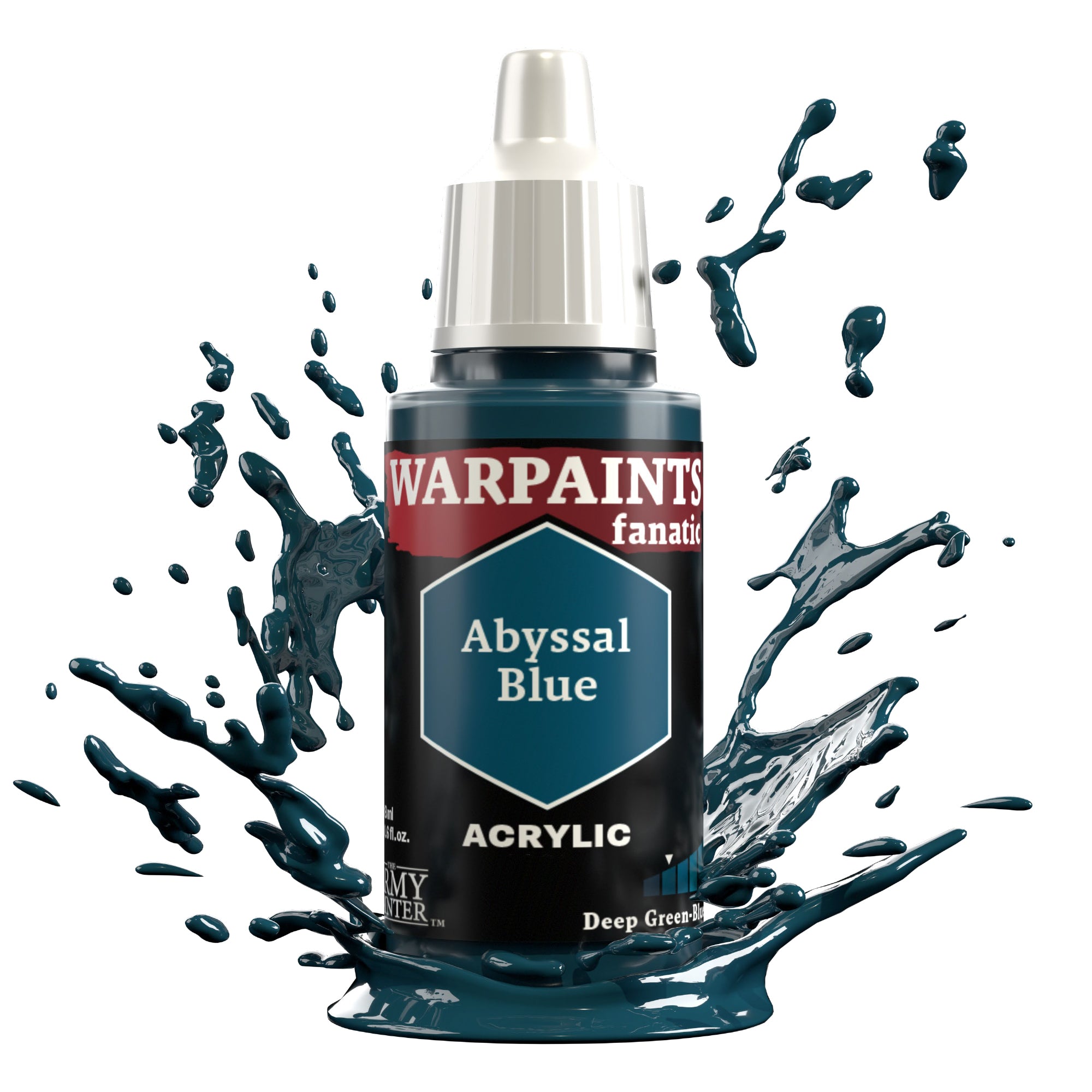 Army Painter Warpaints Fanatic Acrylic, Abyssal Blue | 5713799303201
