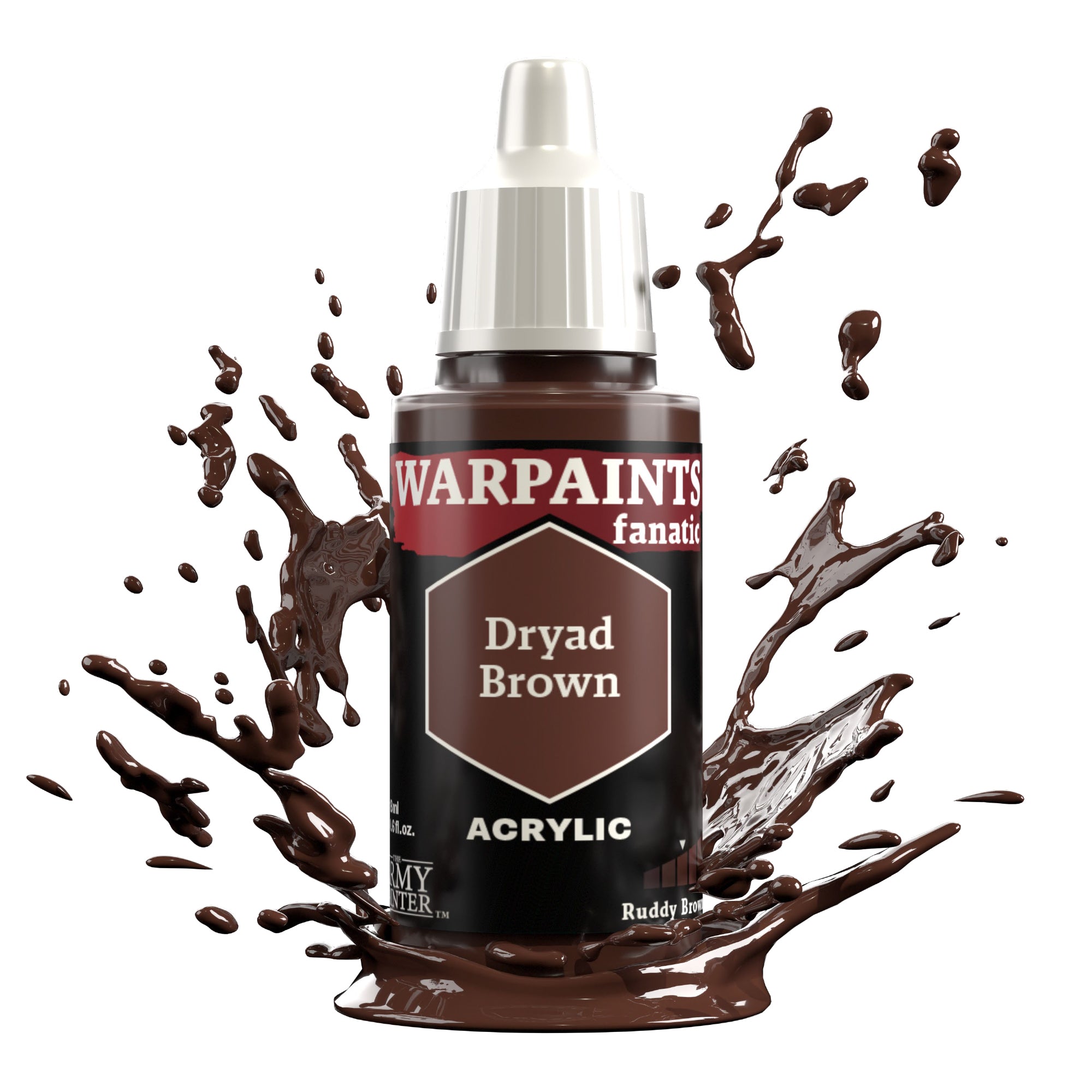 Army Painter Warpaints Fanatic Acrylic, Dryad Brown | 5713799311107