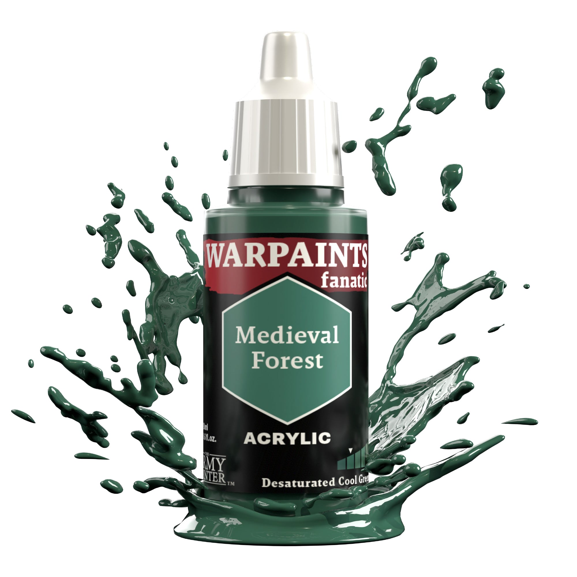 Army Painter Warpaints Fanatic Acrylic, Medieval Forest
