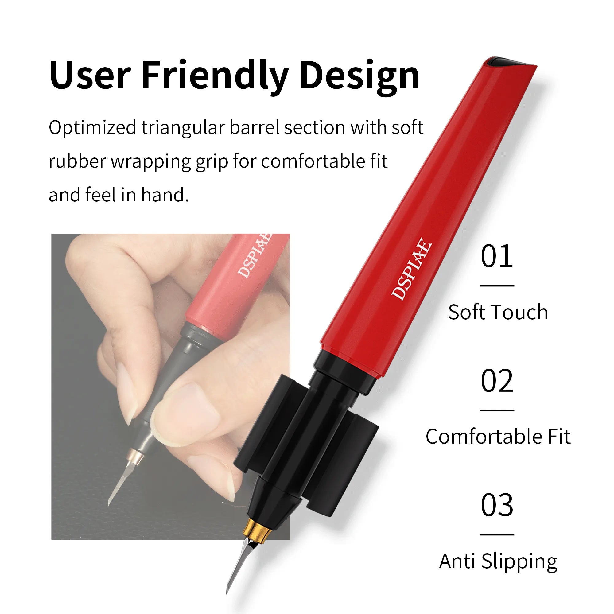 Dspiae XPB-10 Dawning Tungsten Steel Push Broach 1.0mm | 6970845560721