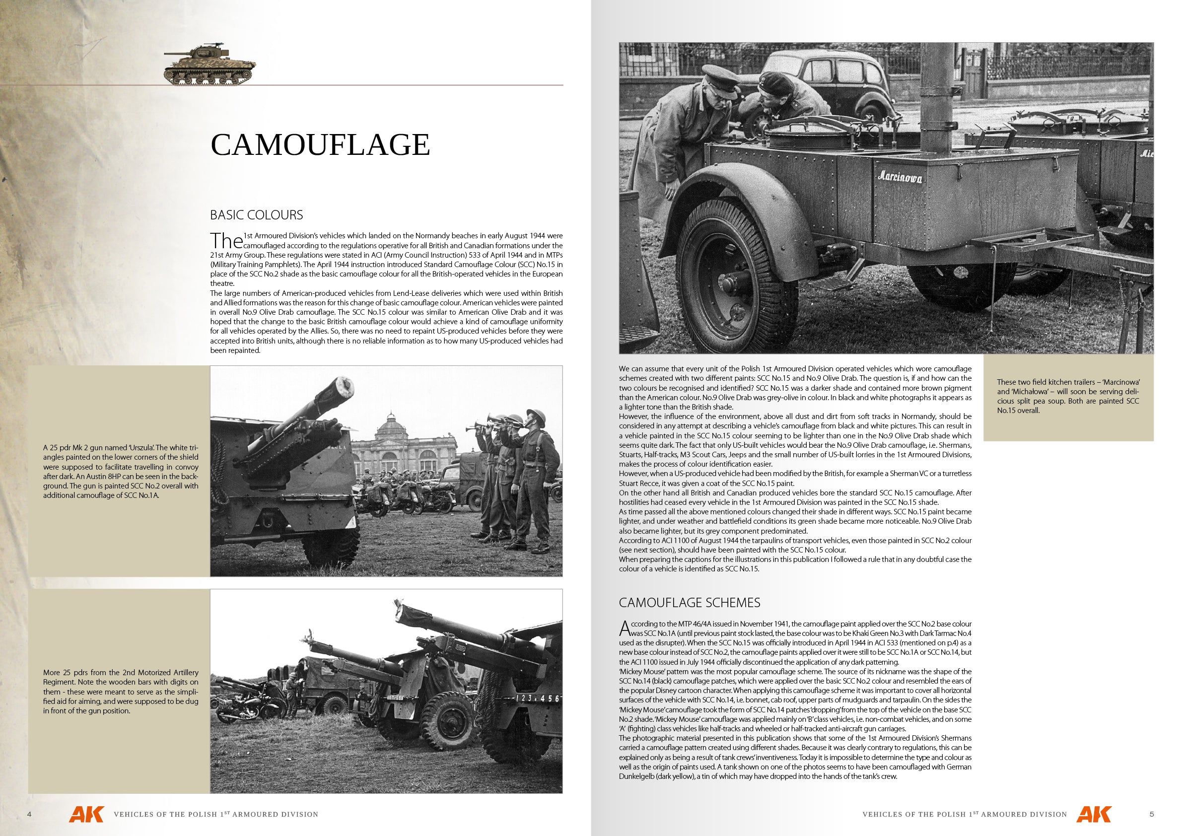 AK Interactive VEHICLES OF THE POLISH 1ST ARMOURED DIVISION (CAMOUFLAGE PROFILE GUIDE) English. 68 pages. Semi-hard cover. | 8435568338166